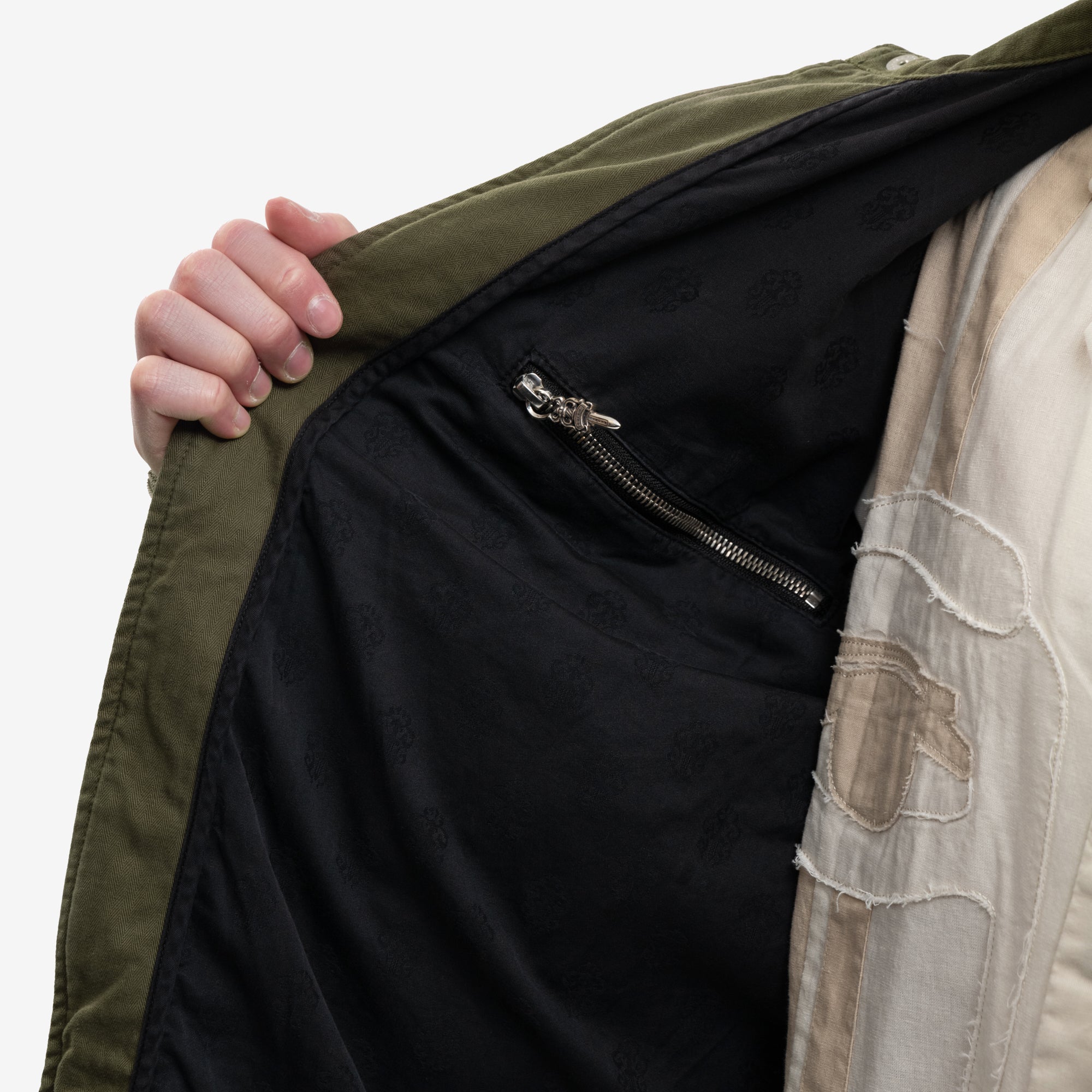 Chrome Hearts Cherry Bomb Jacket Army Green - 5