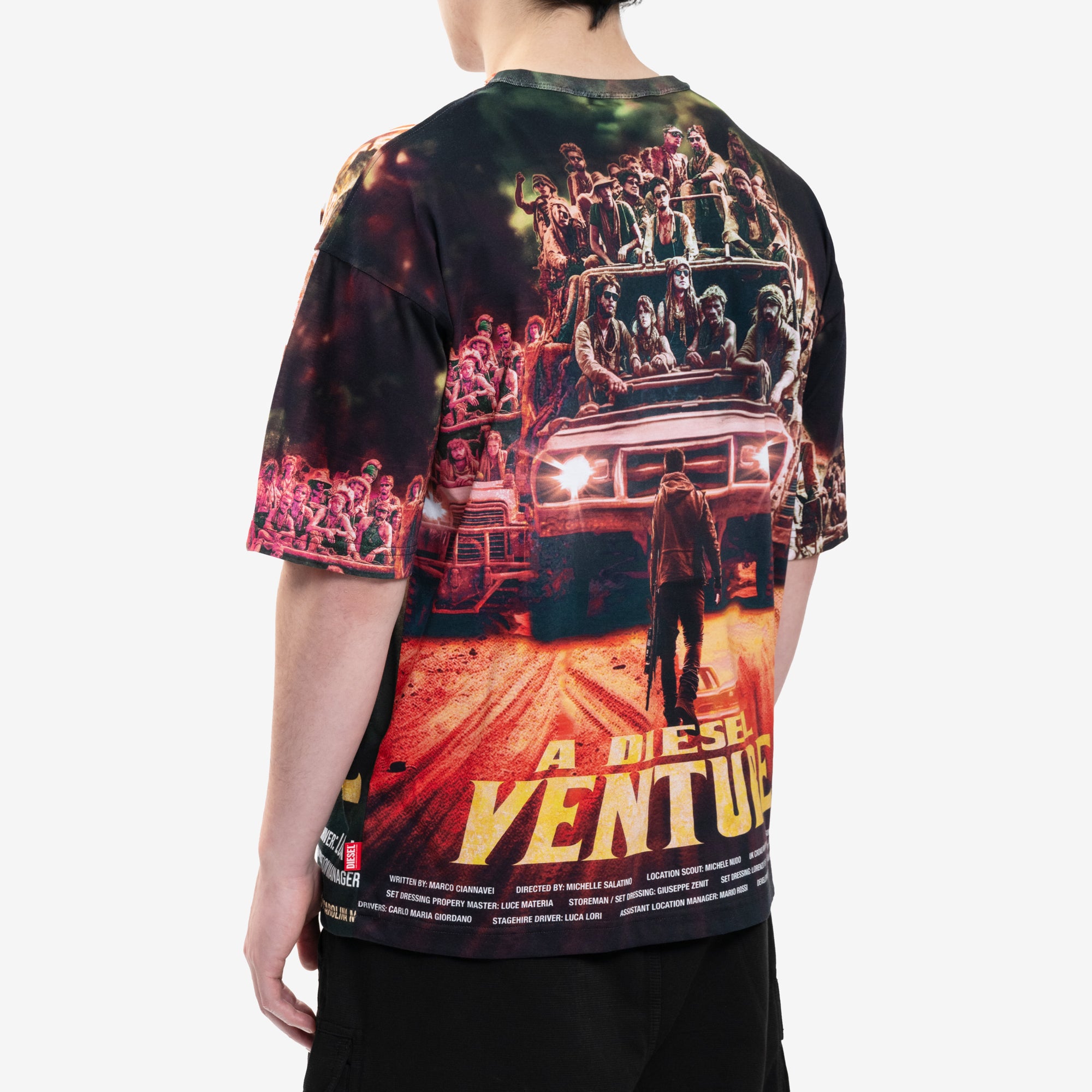 DIESEL Adventure Boxy T-Shirt Multi - 4