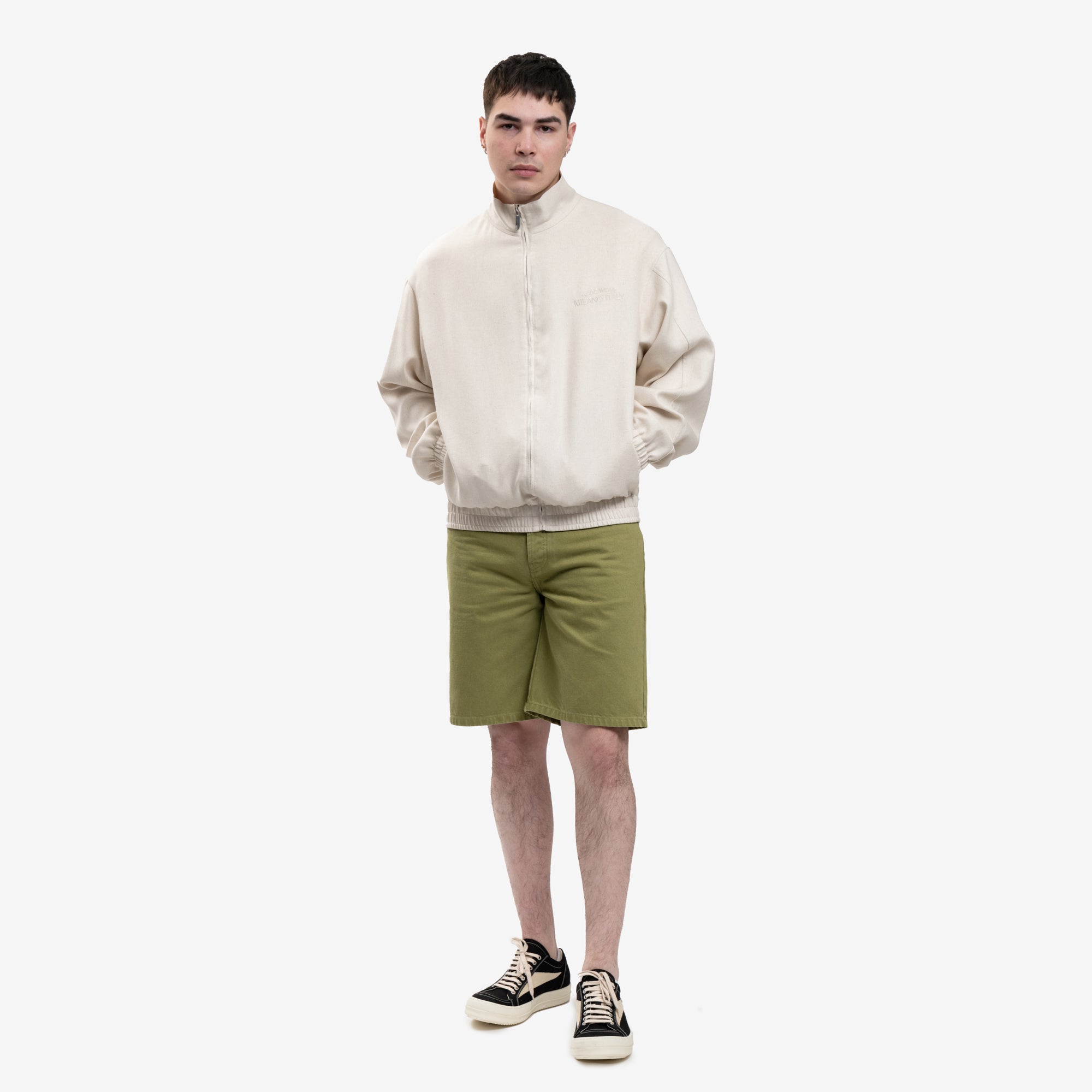 Drôle de Monsieur Le Short Denim Khaki - 2