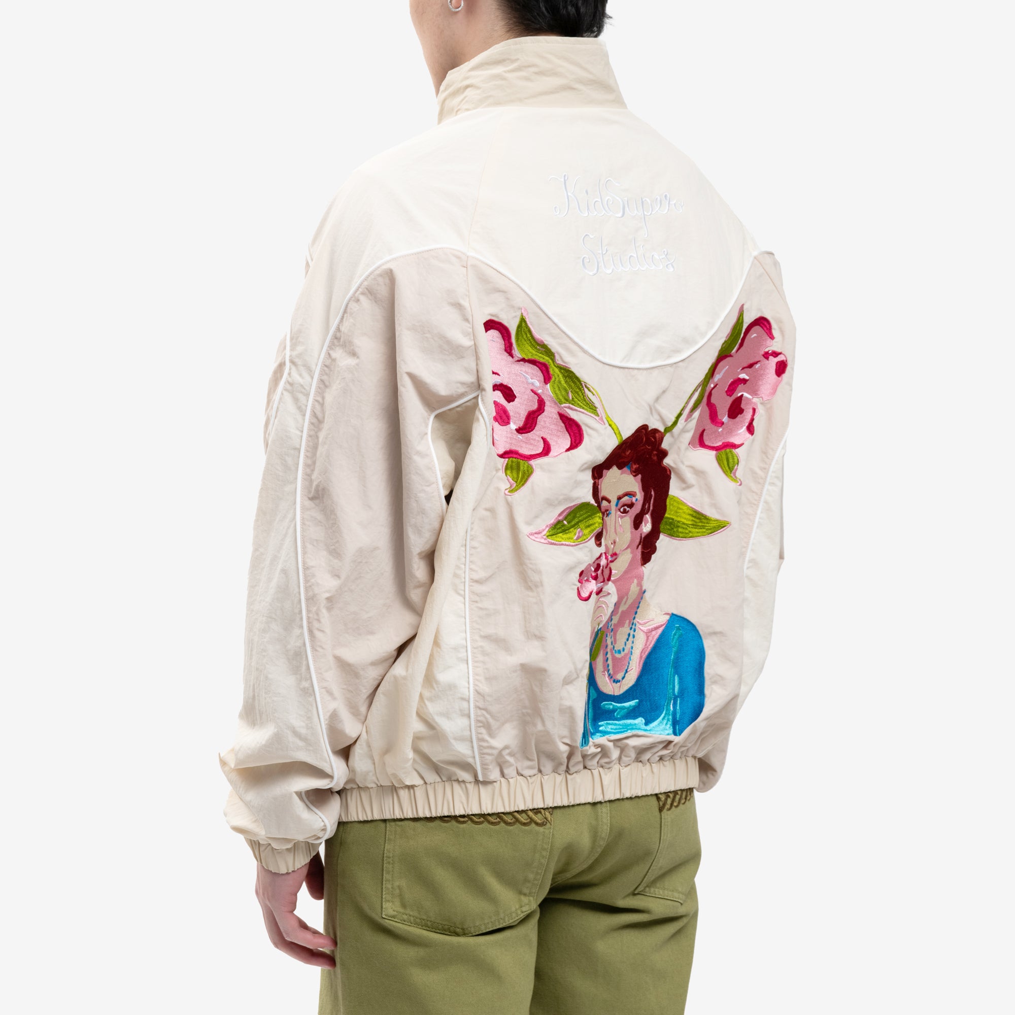 KidSuper Brooklyn Botanics Track Top Cream - 4