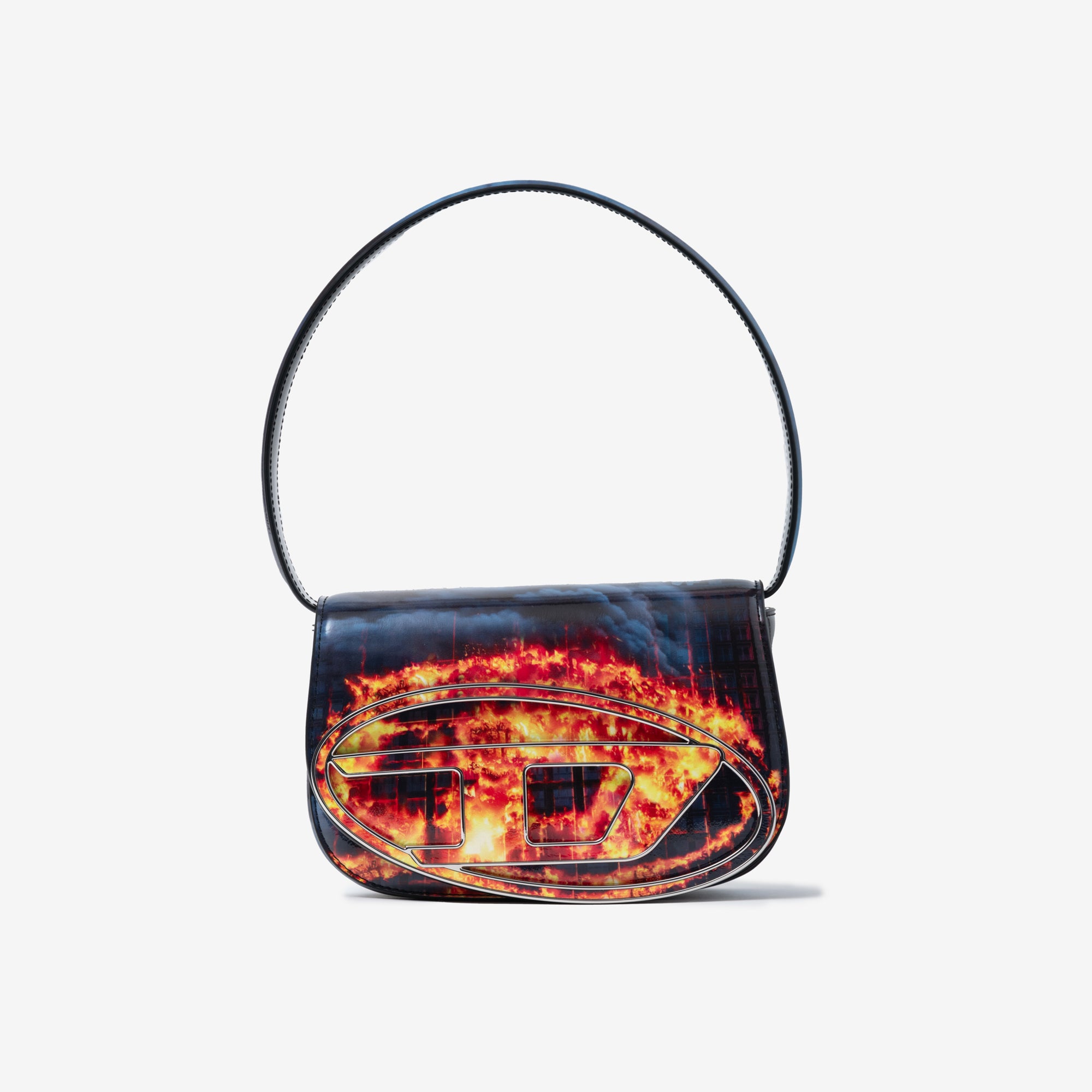 DIESEL Fire 1DR Shoulder Bag Black - 1