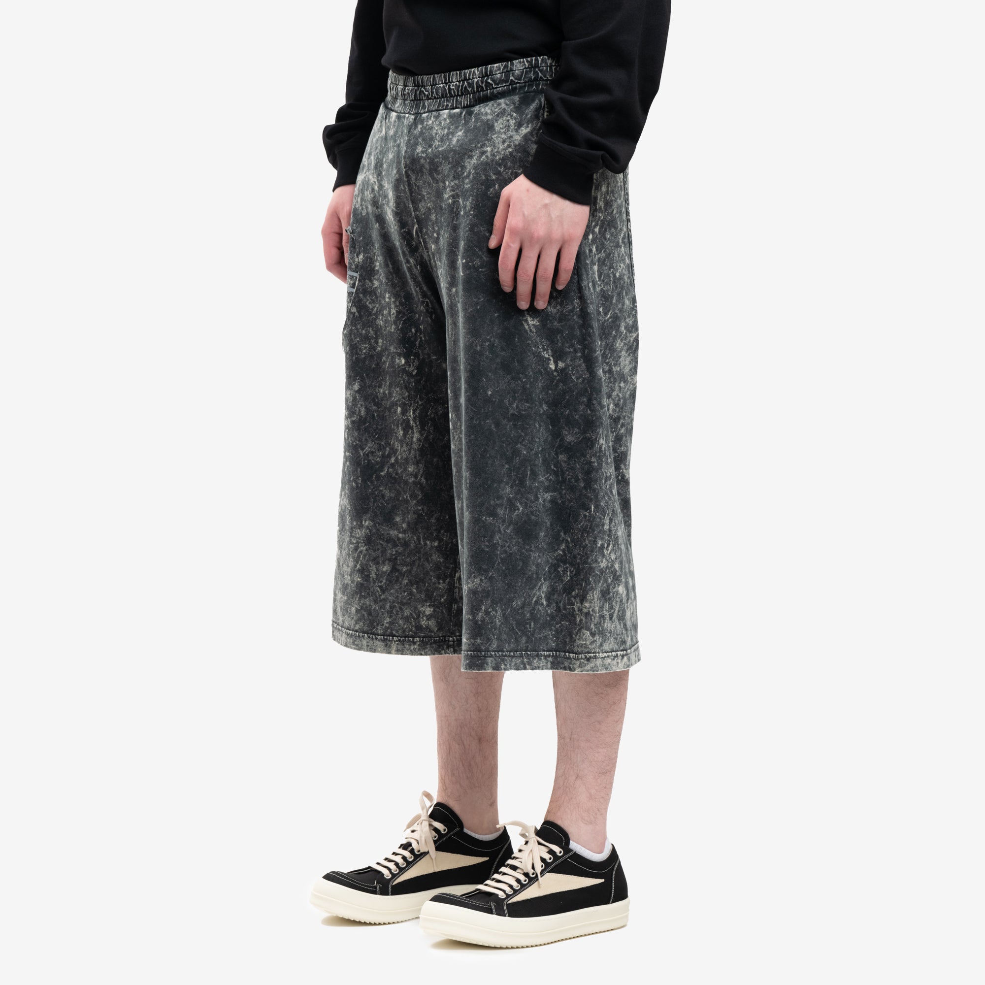 DIESEL Peel Oval Shorts Black - 3