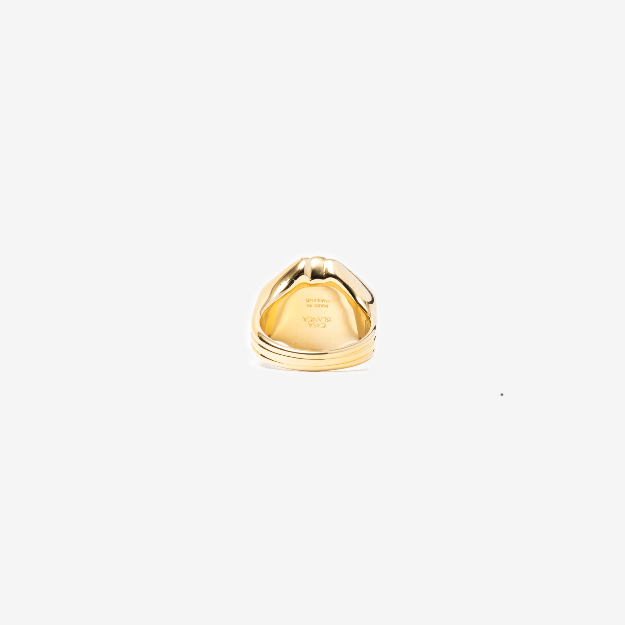 Casablanca Gold Plated Crystal Ring Red - 4