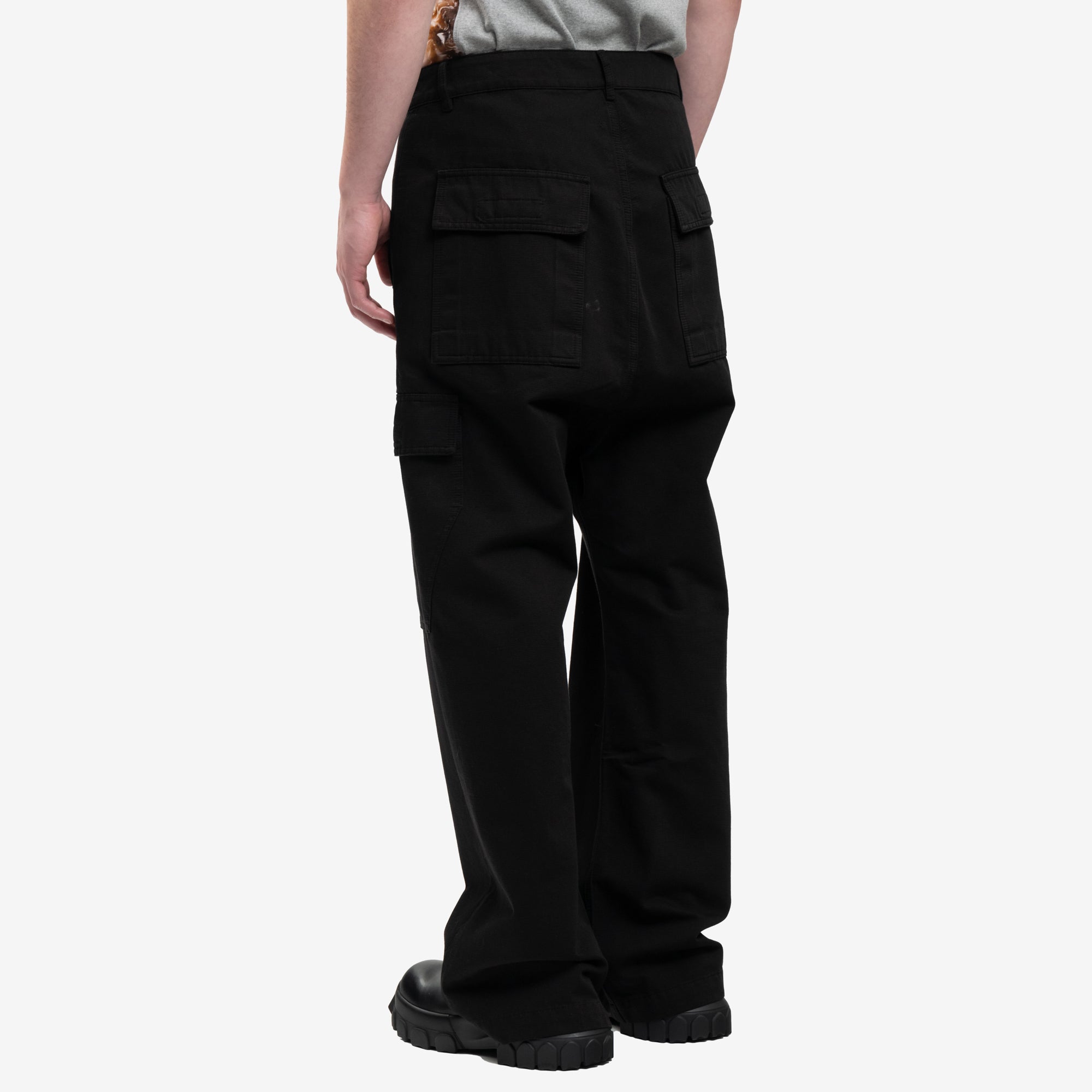Rick Owens DRKSHDW Cargo Trousers Black - 4