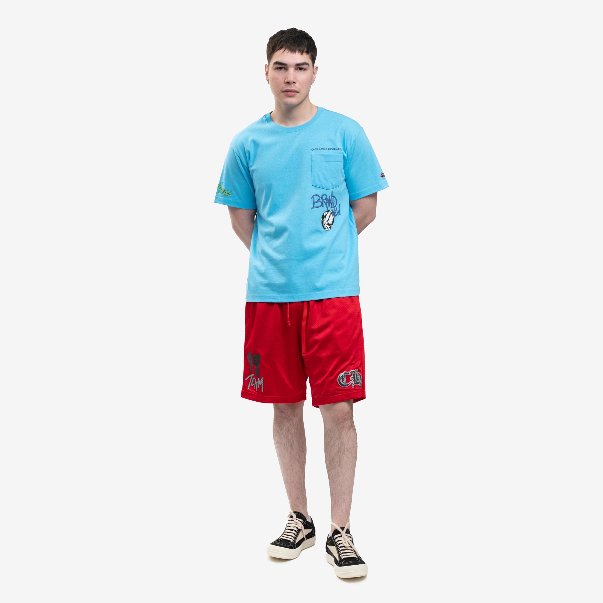 Chrome Hearts Mattyboy Brain New T-Shirt Blue - 2