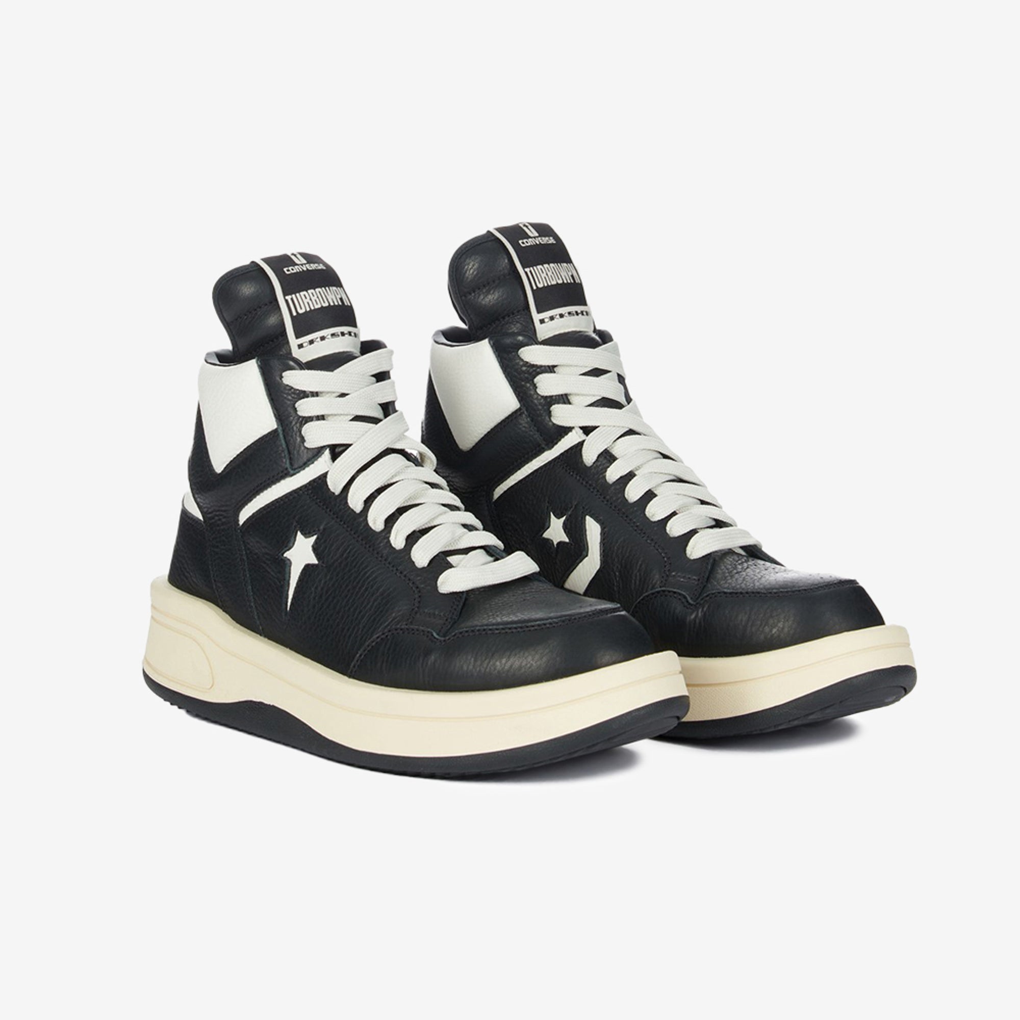 Rick Owens DRKSHDW Converse Turbowpn Black Sneakers Black - 1