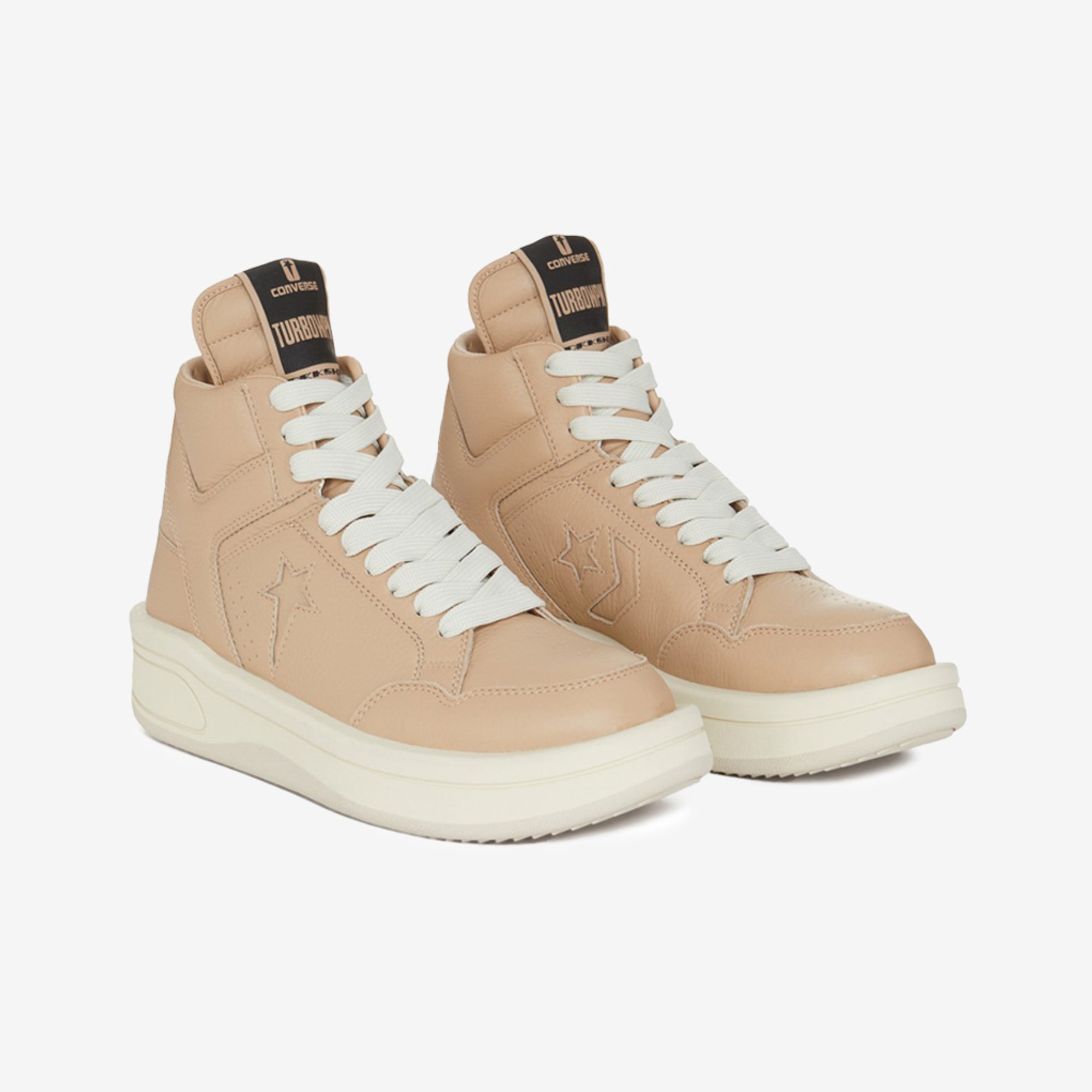 Women Men Rick Owens DRKSHDW CONVERSE TURBOWPN Sneakers in Cave