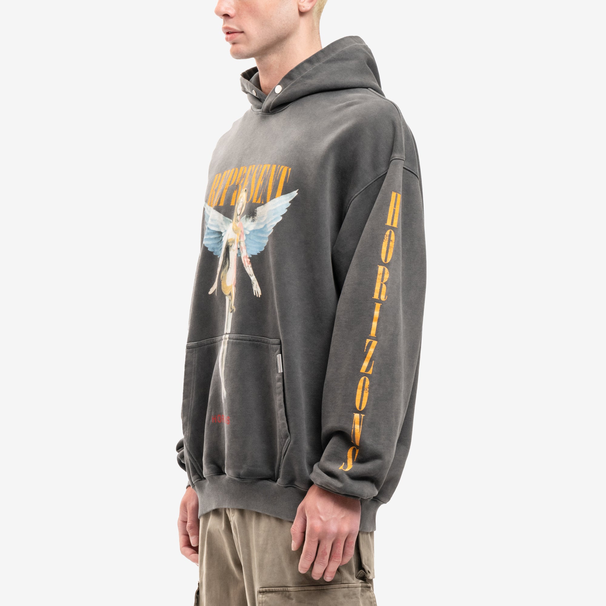 Represent Reborn Hoody Aged Black - 3
