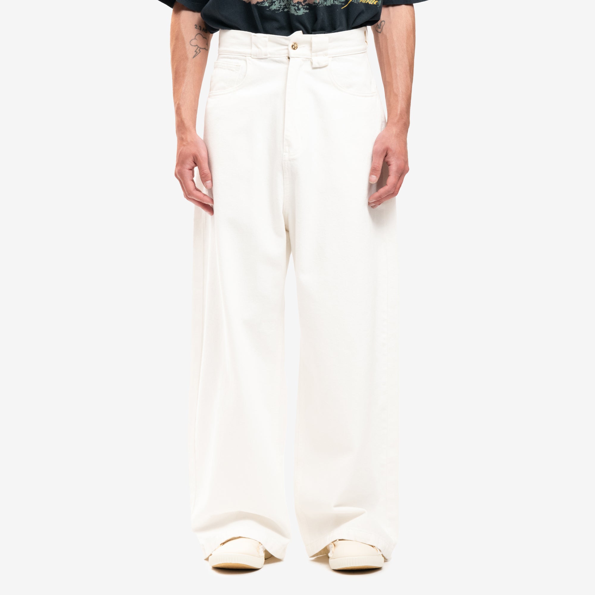 Willy Chavarria Santee Alley Jeans White - 1