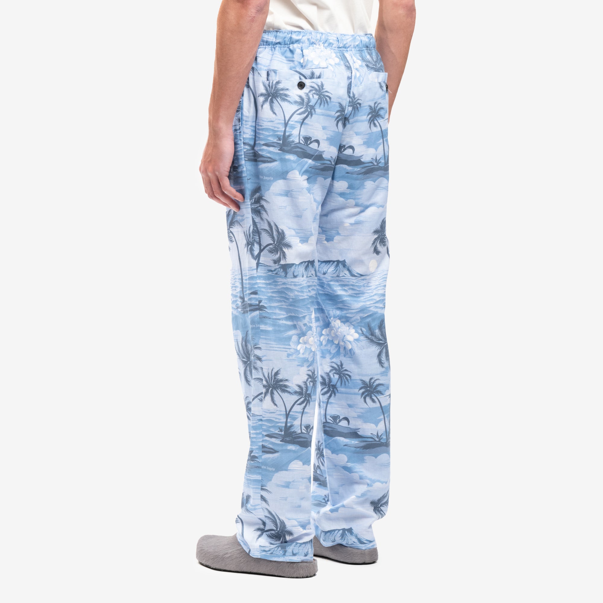 Palm Angels Sunset Loose Pants Indigo Blue - 4