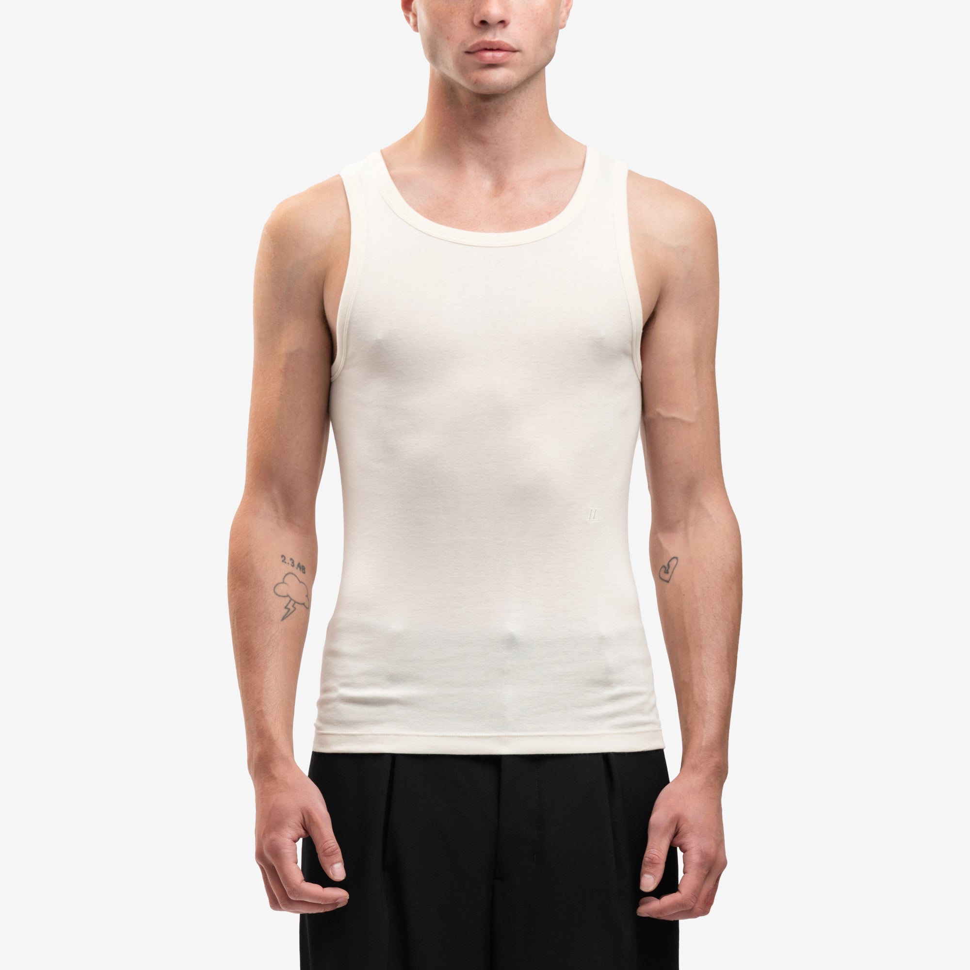 Helmut Lang Classic Ivory Tank Top Ivory - 1