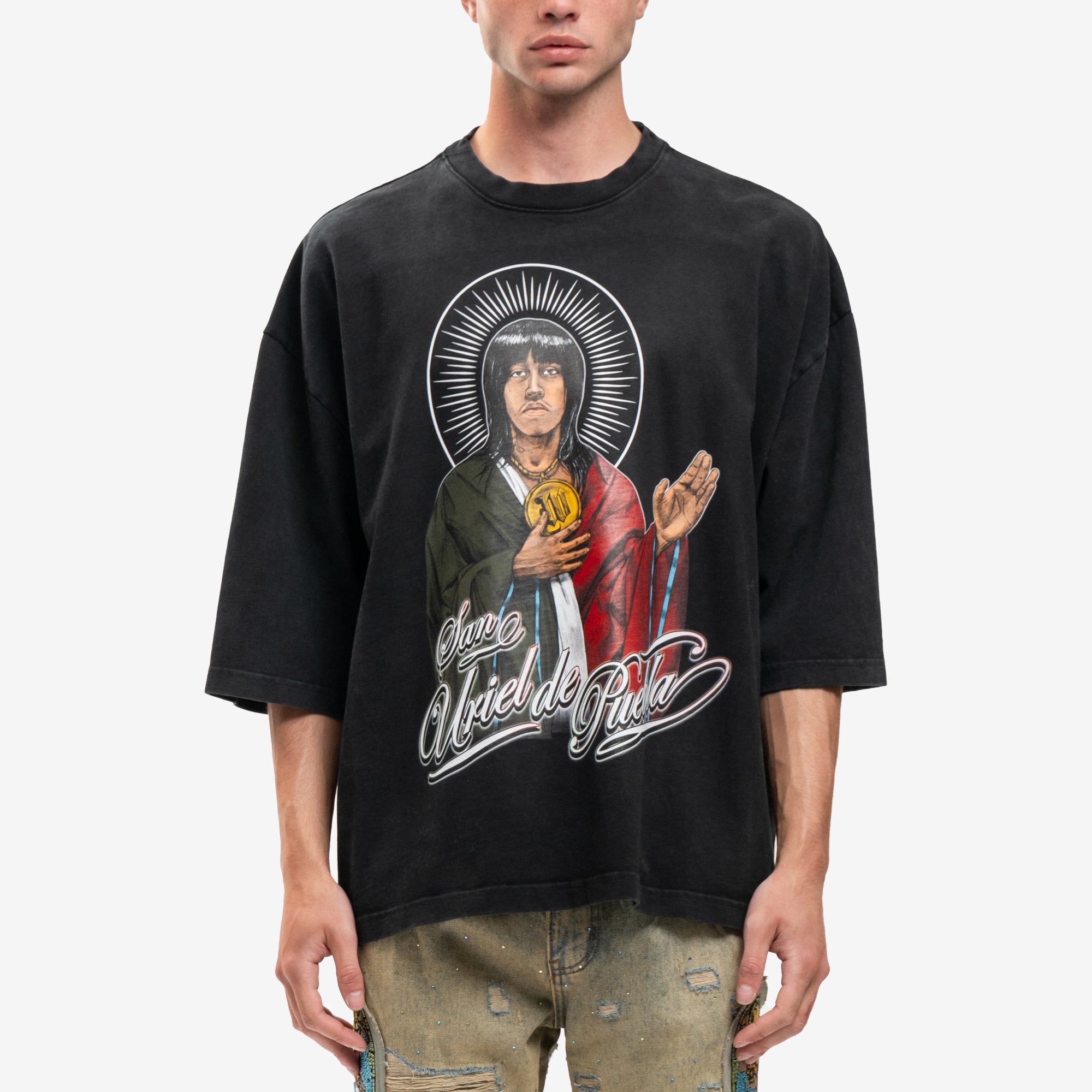 Willy Chavarria San Yuriel T-Shirt Black - 1