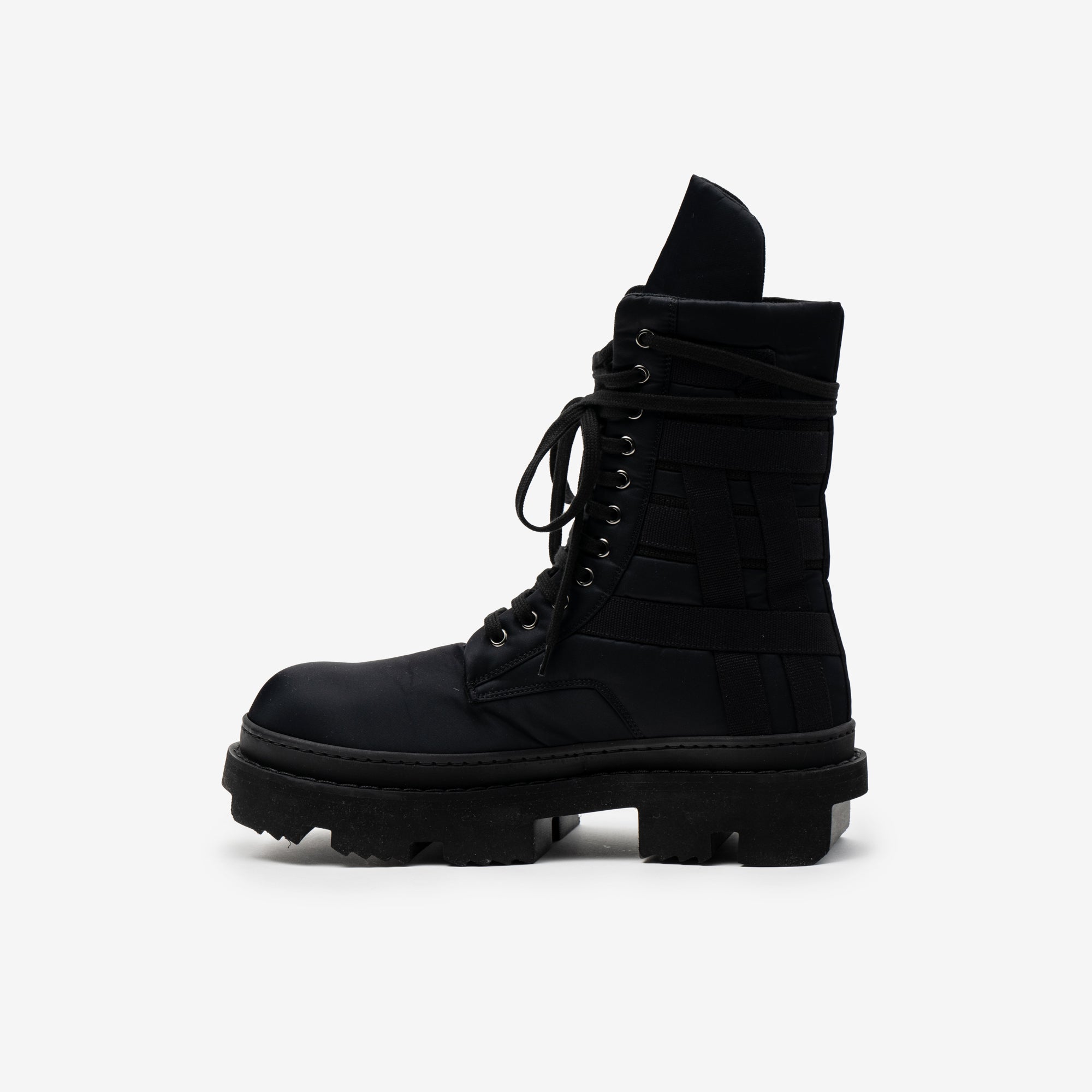 Rick Owens DRKSHDW Army Megatooth Ankle Boots Black - 4
