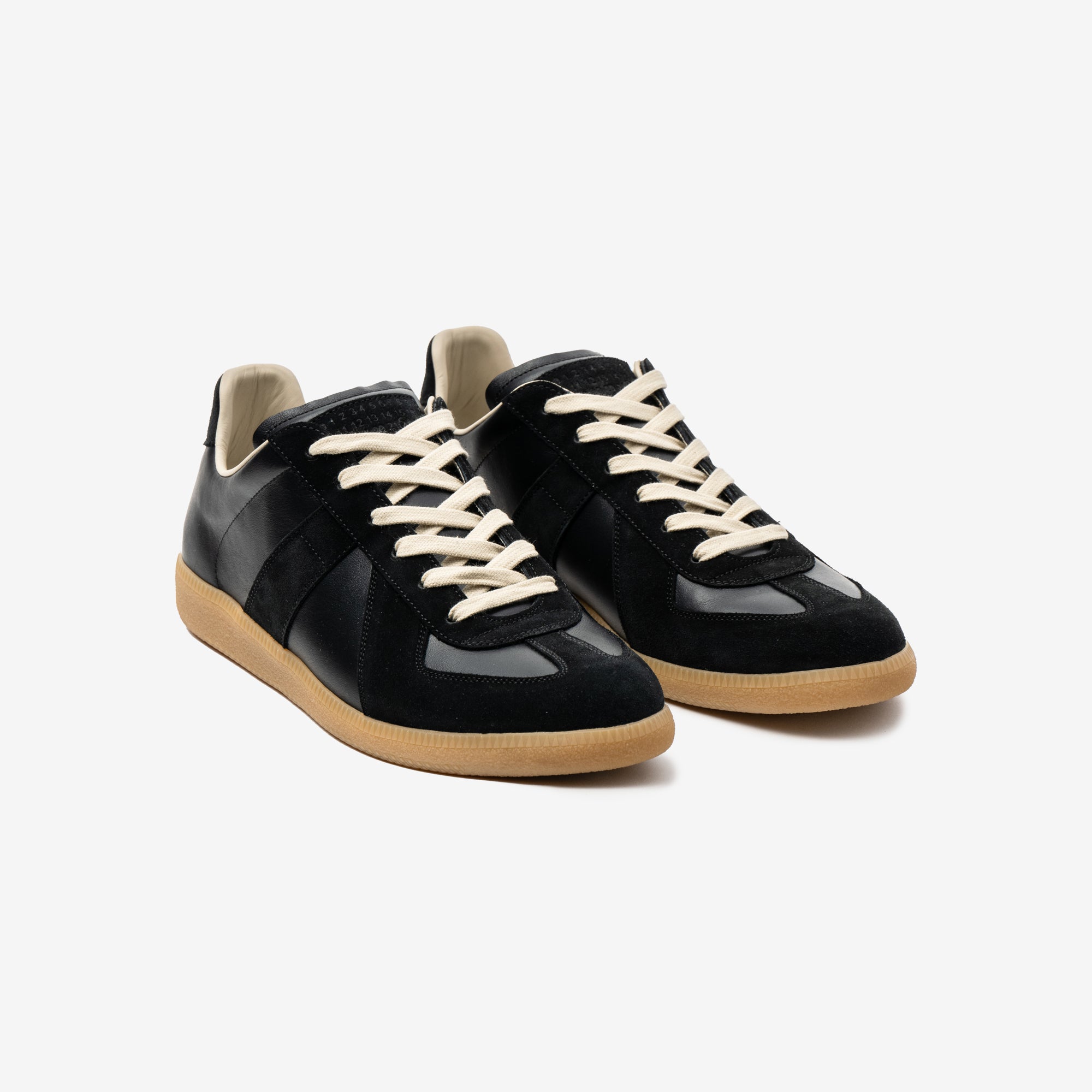Photo of Maison Margiela Womens Replica Black Sneakers - 1