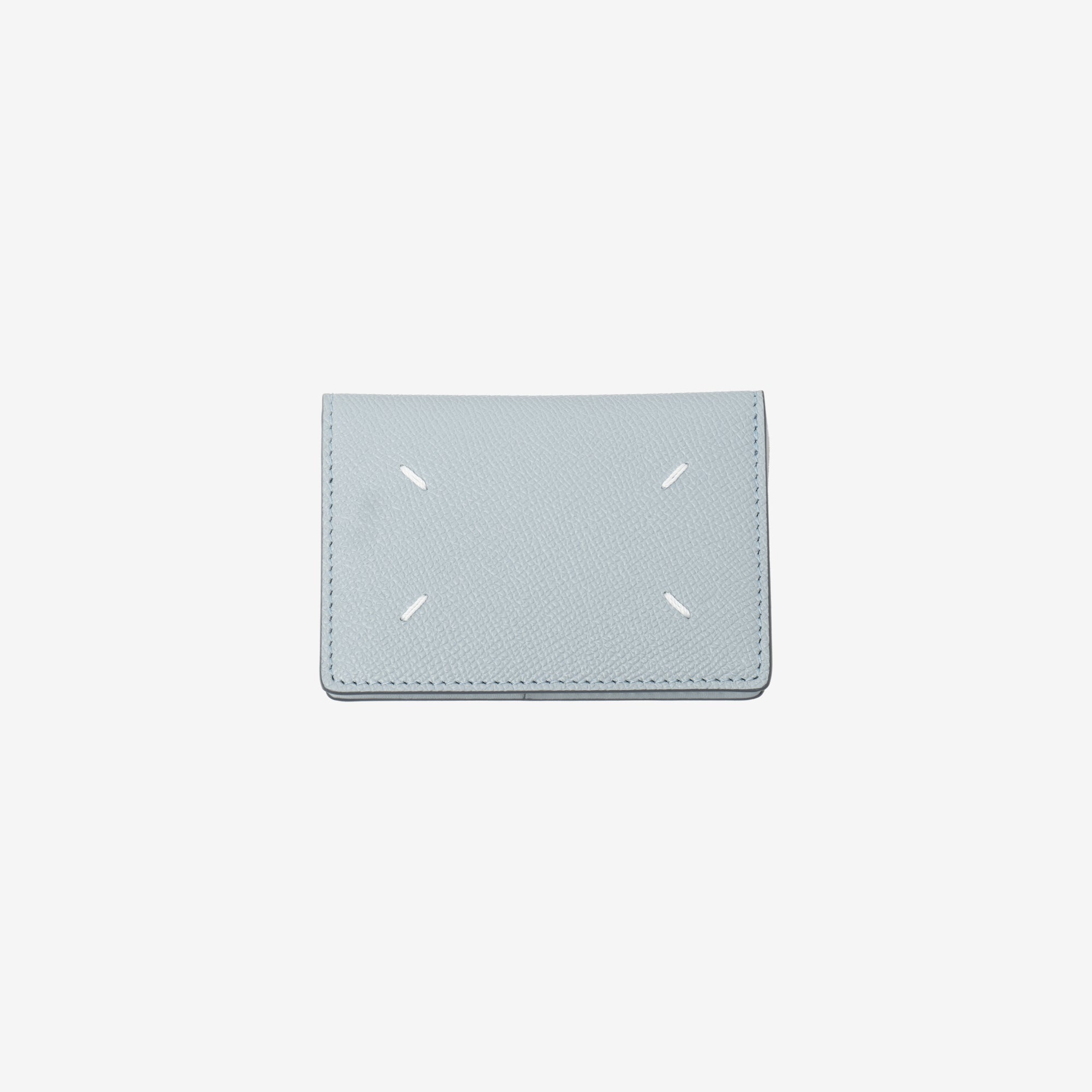 Maison Margiela Grainy Leather Card Holder Mist - 1