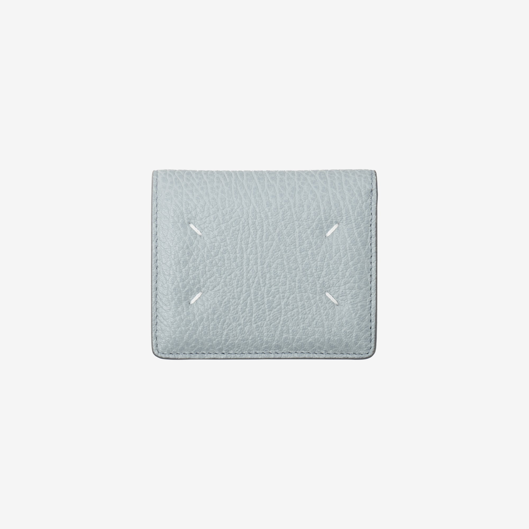 Maison Margiela Grainy Leather Clip Wallet Mist - 1