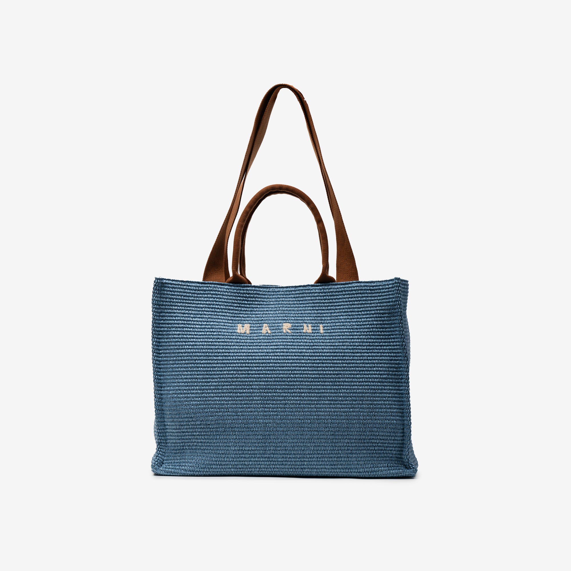 MARNI Large Basket Tote Opal - 1