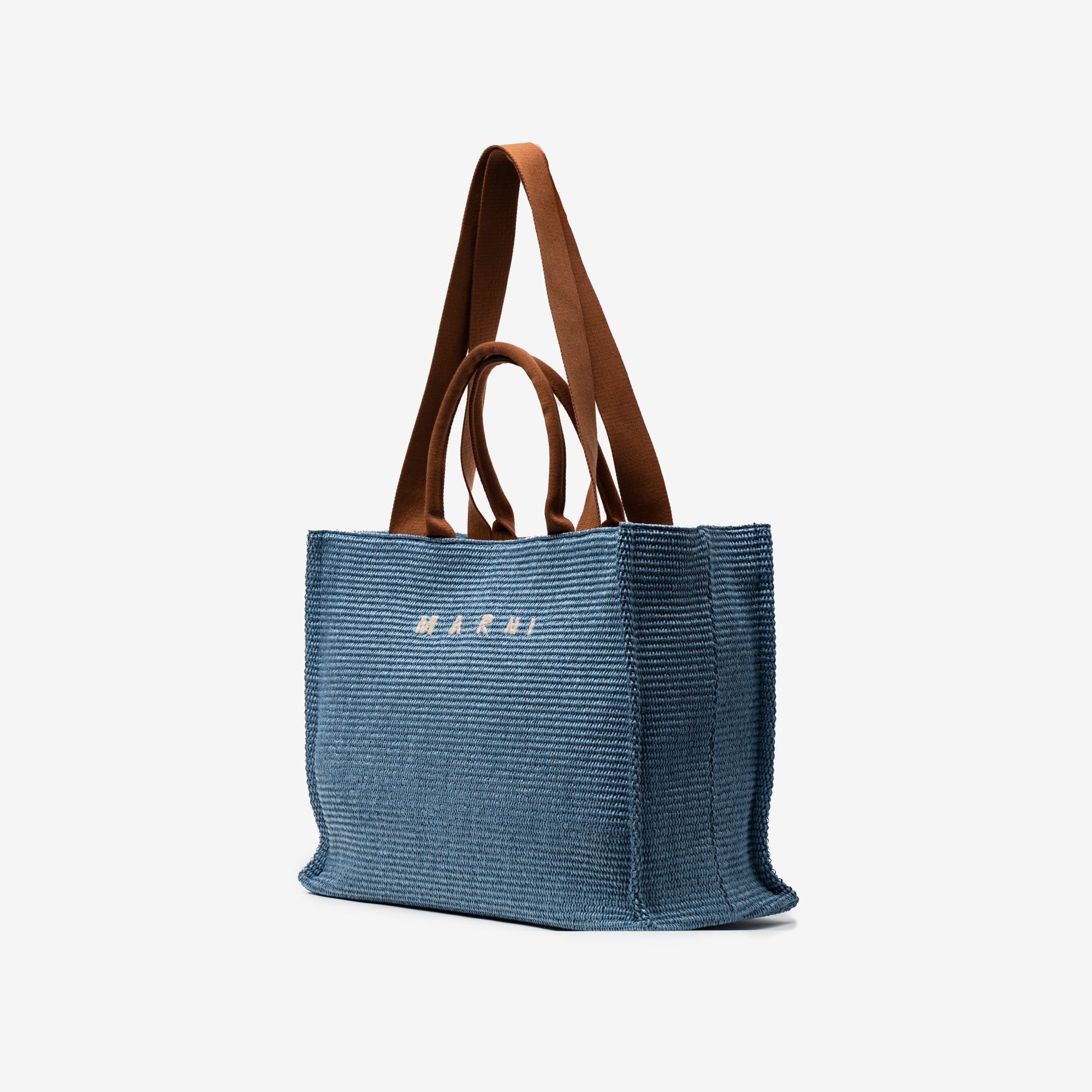 MARNI Large Basket Tote Opal - 3