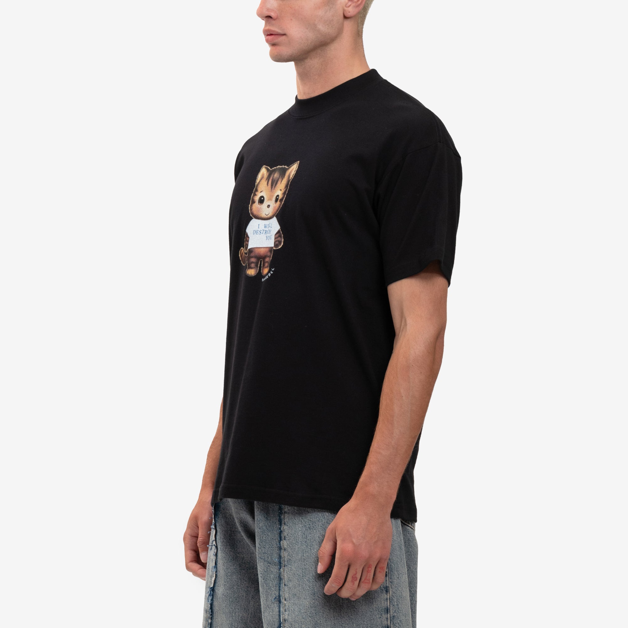 Dom Rebel Destroy T-Shirt Black - 3