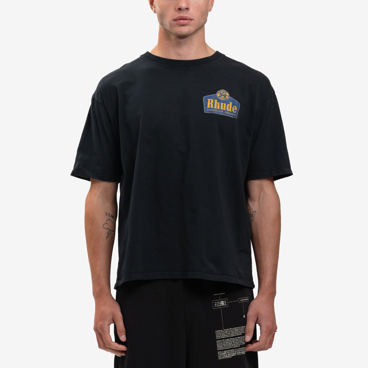 Rhude Tシャツ グラン クリュ ティー（ヴィンテージ ブラック）