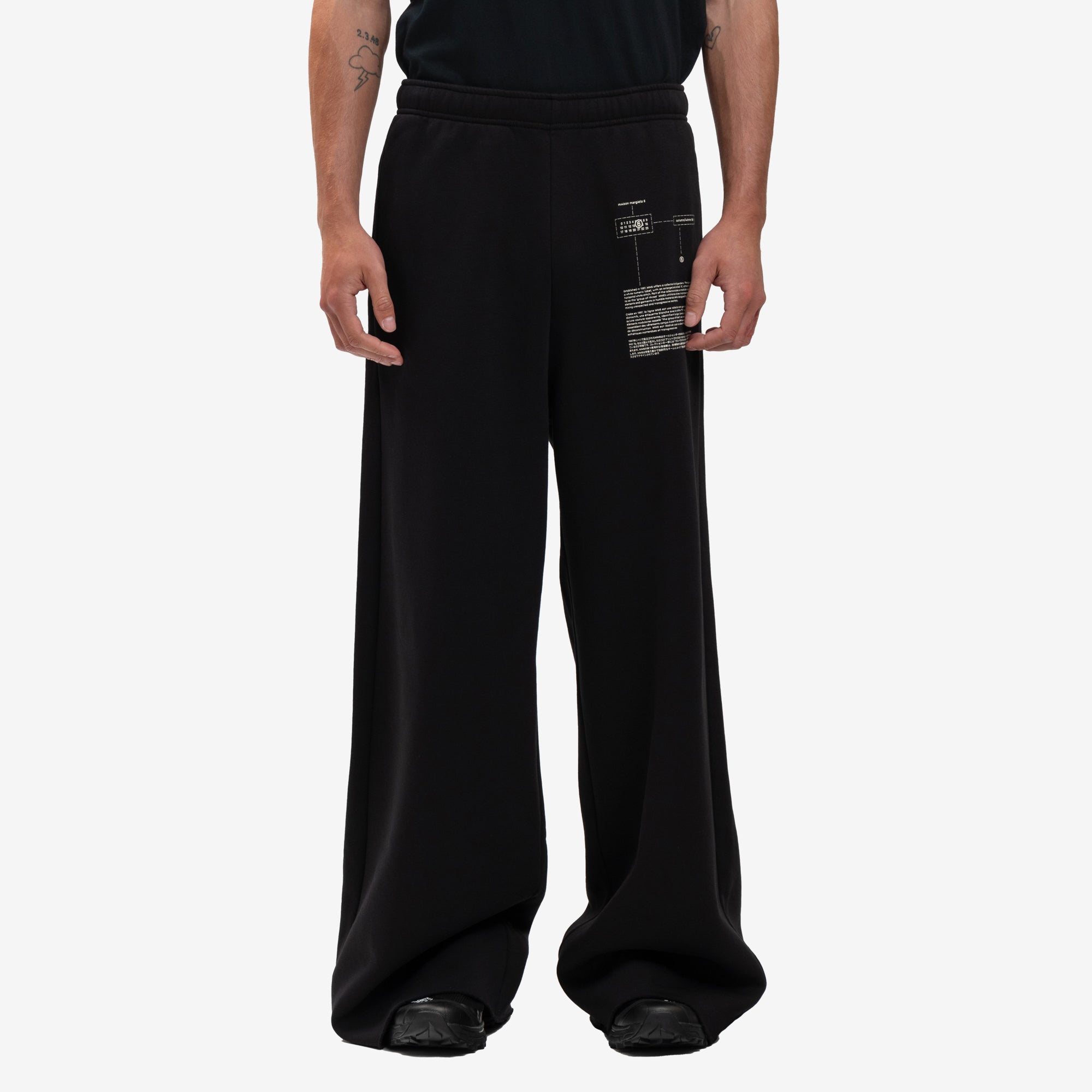 MM6 Baggy Sweatpants Black - 1