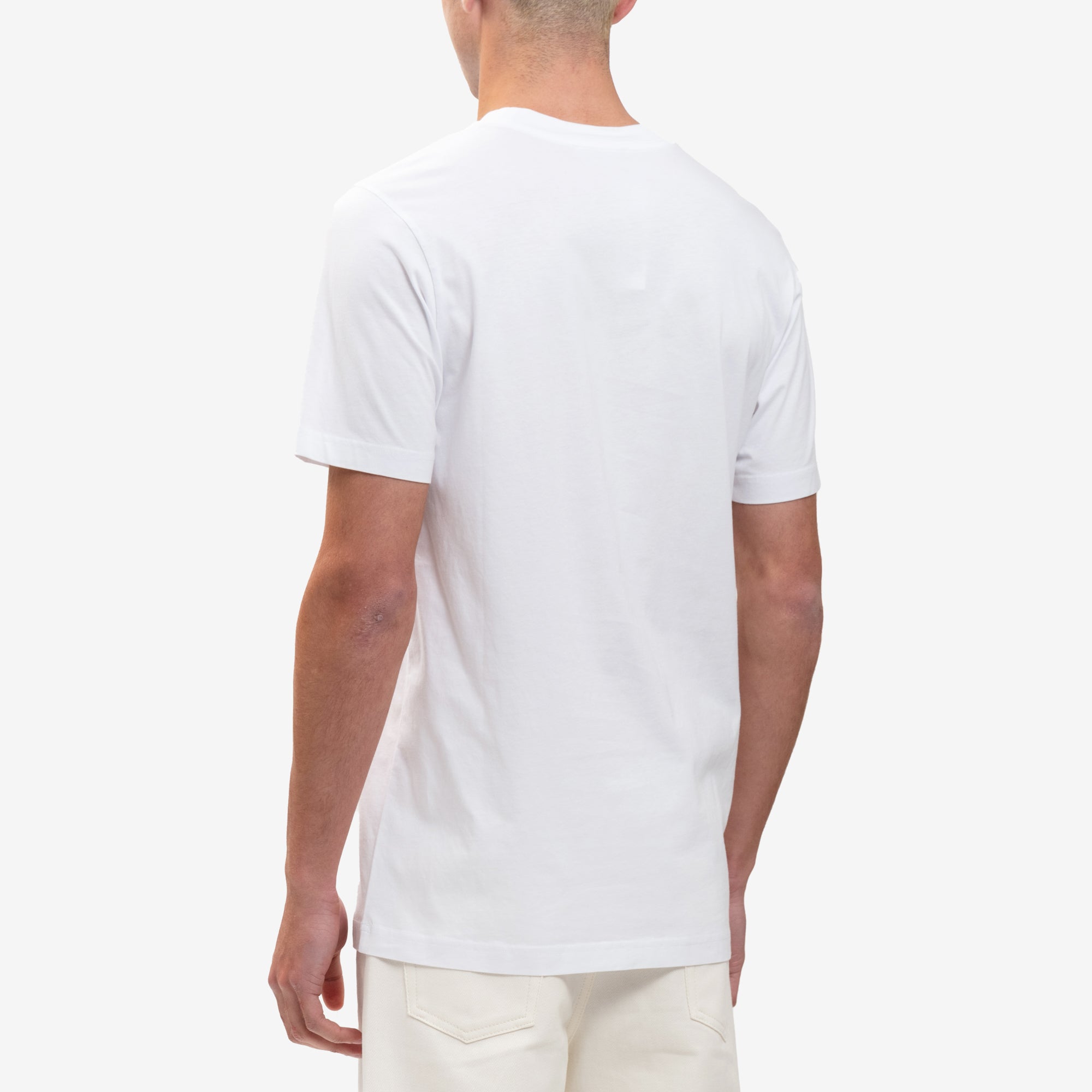 MARNI Gingham Logo T-Shirt Lily White - 4