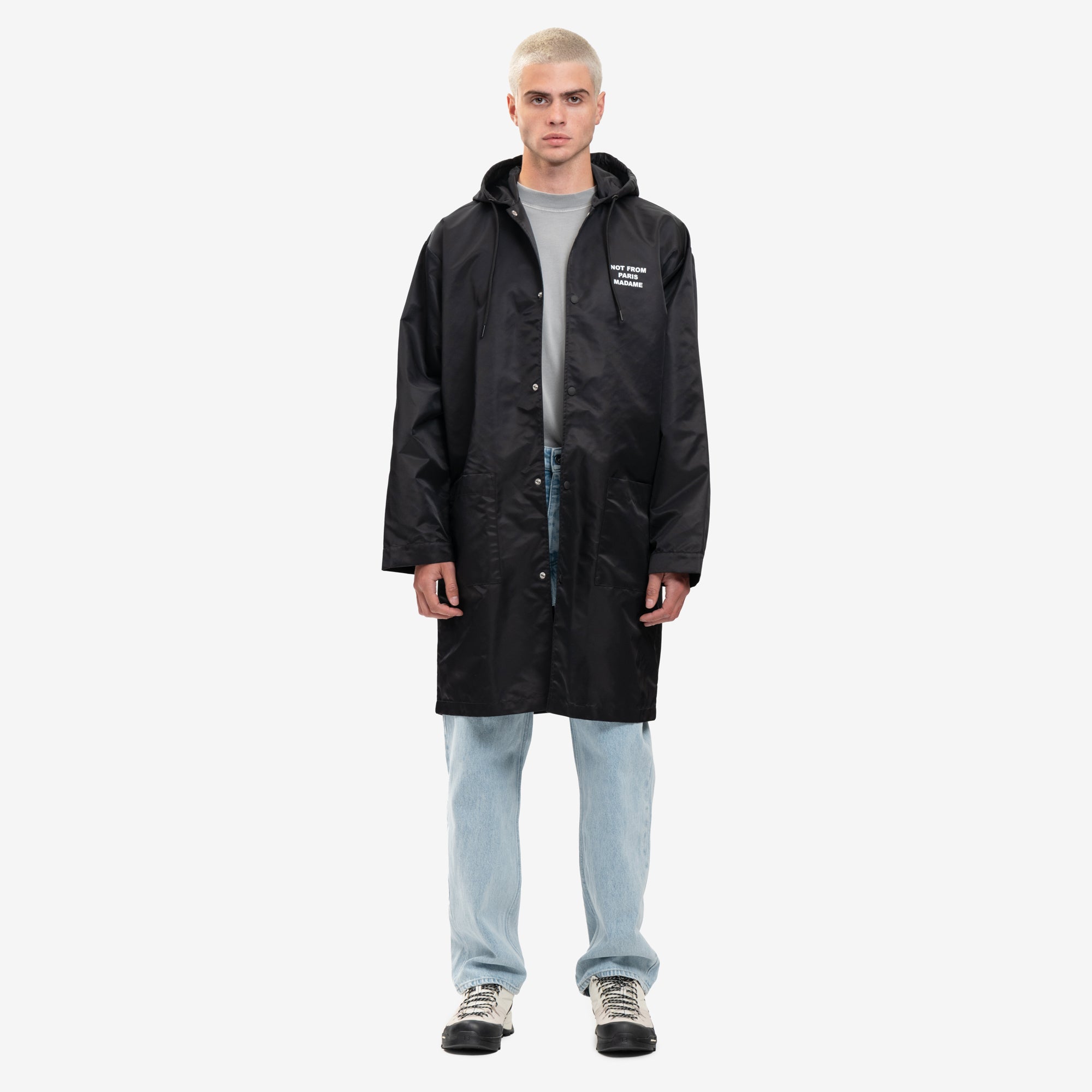 Drôle de Monsieur La Parka Slogan Black - 1