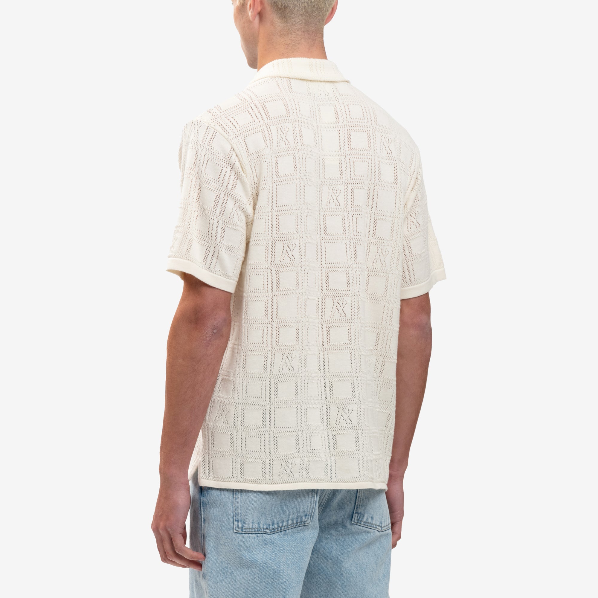 Represent Chalk Lace Knit Shirt Chalk - 4