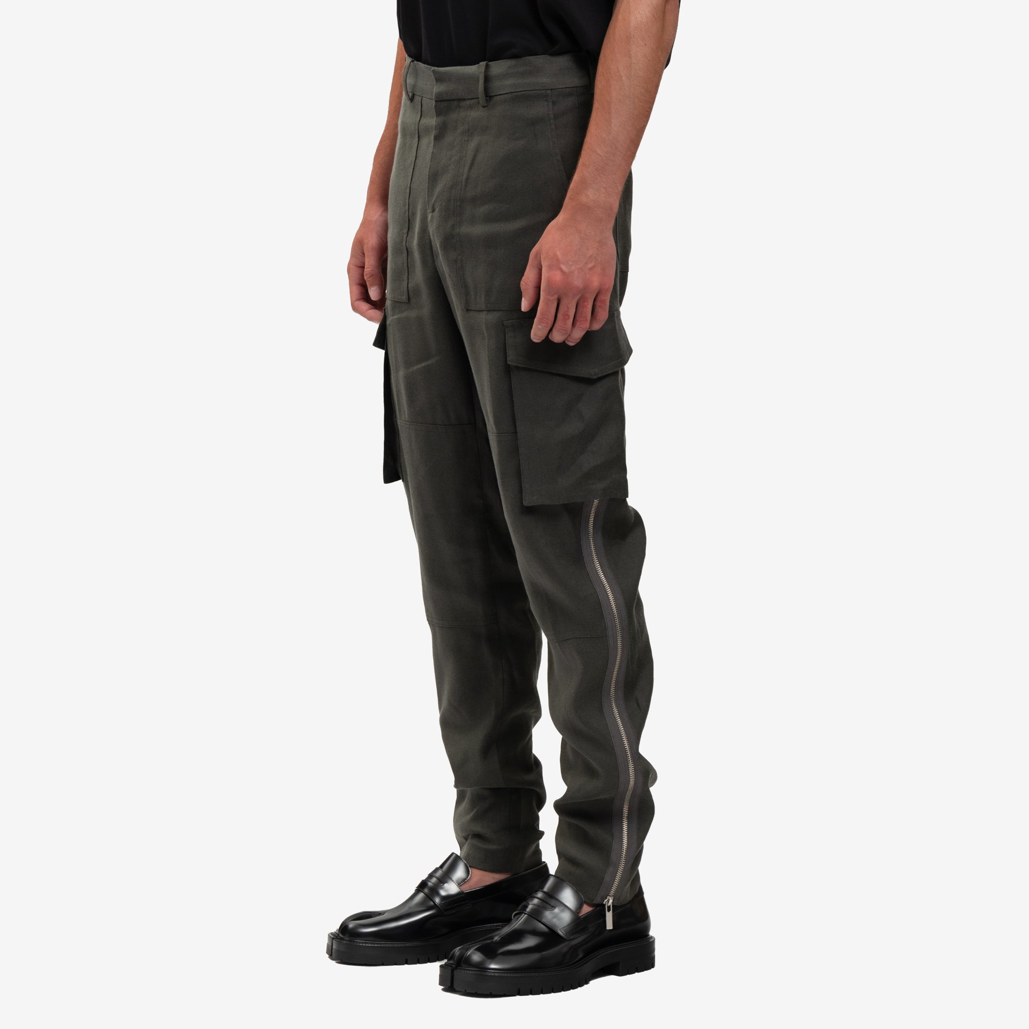 Helmut Lang Cargo Carpenter Pants Graphite - 3