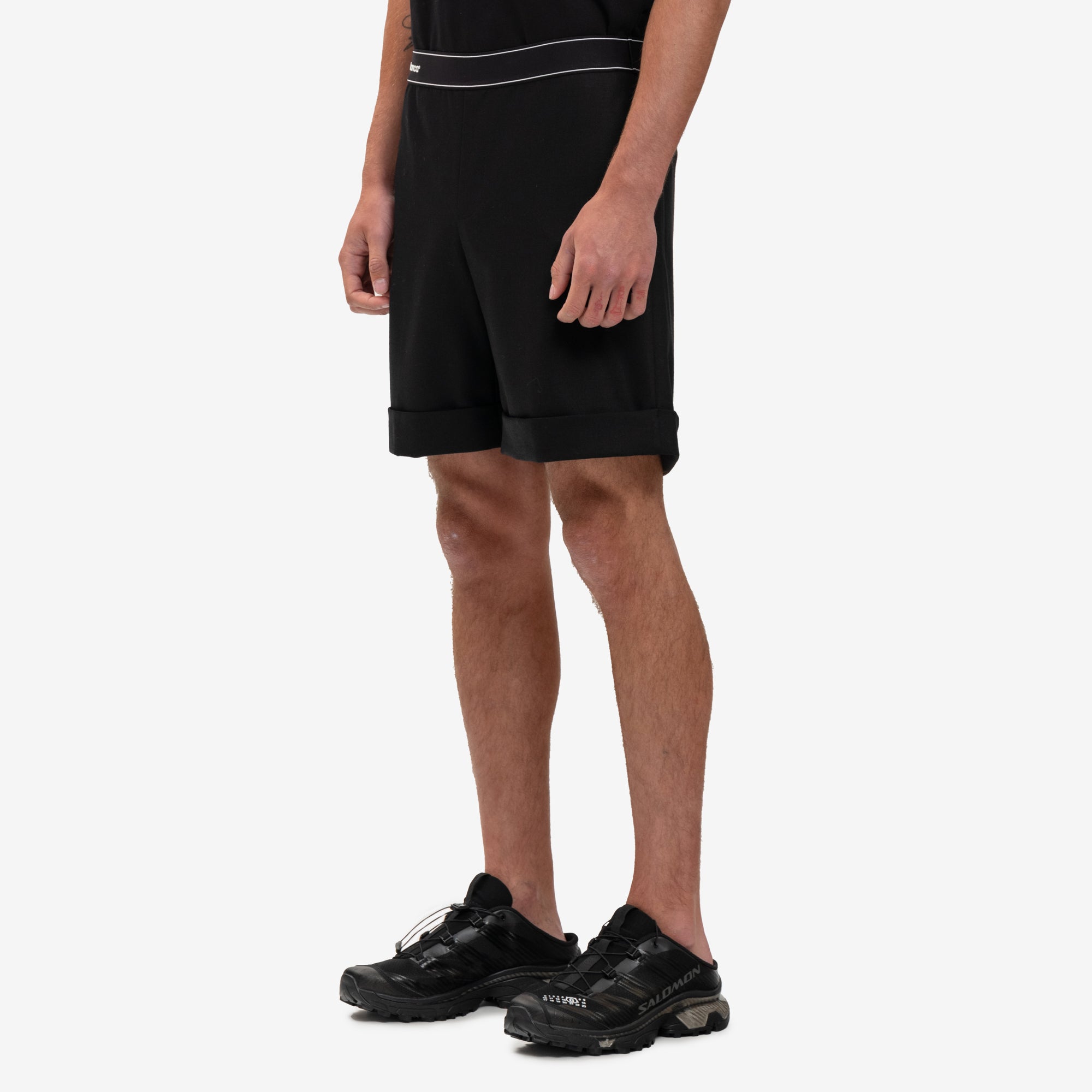 Casablanca Wool Sports Tailoring Shorts Black - 3