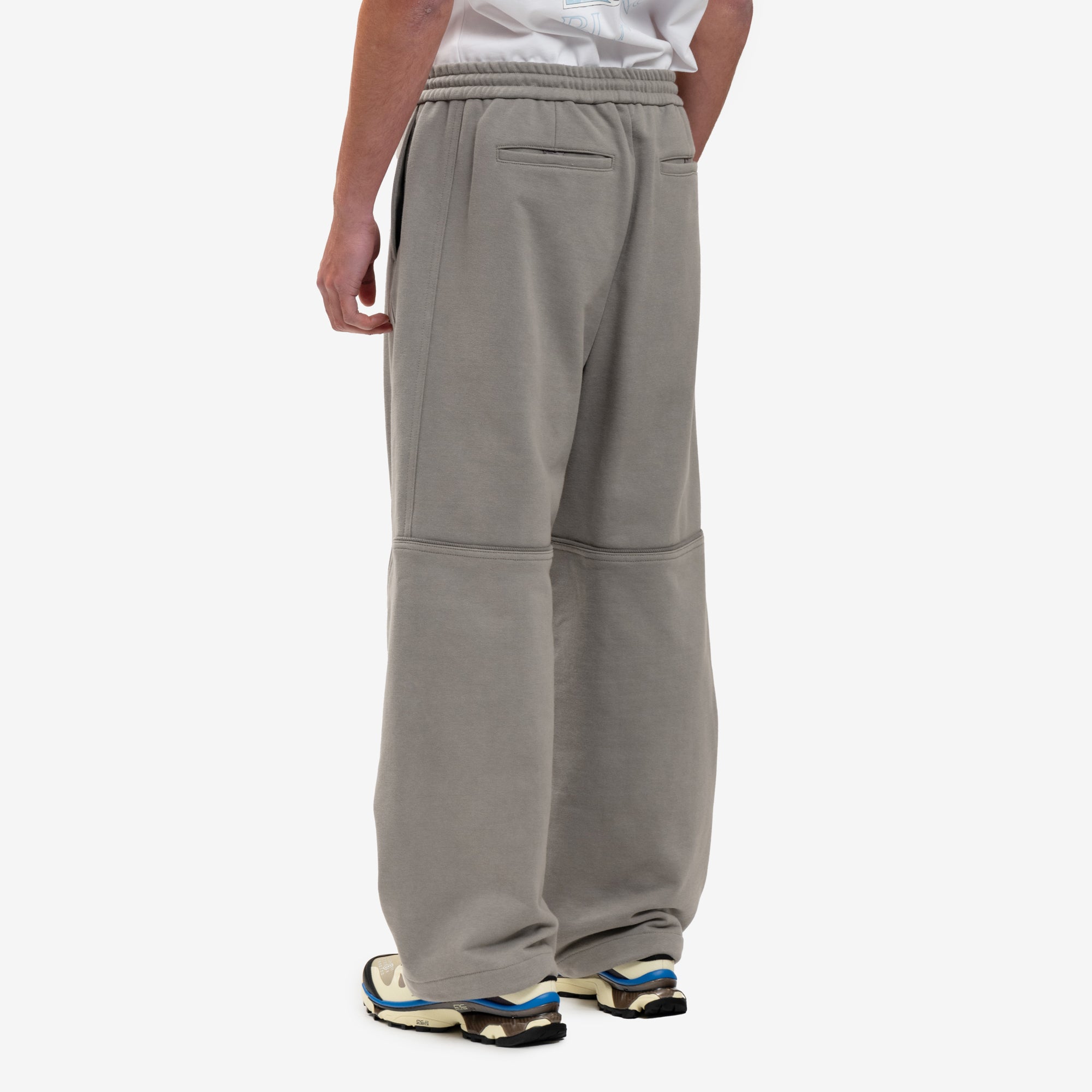 Juun.J Dyed Wide Jersey Pants Beige - 3