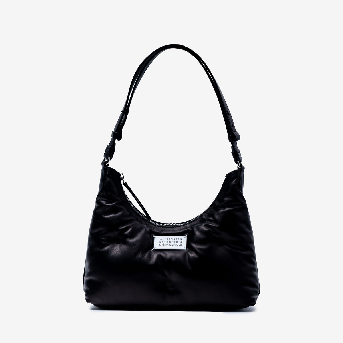 Maison Margiela グラムスラム スモール ホーボーバッグ ブラック｜Feuille
