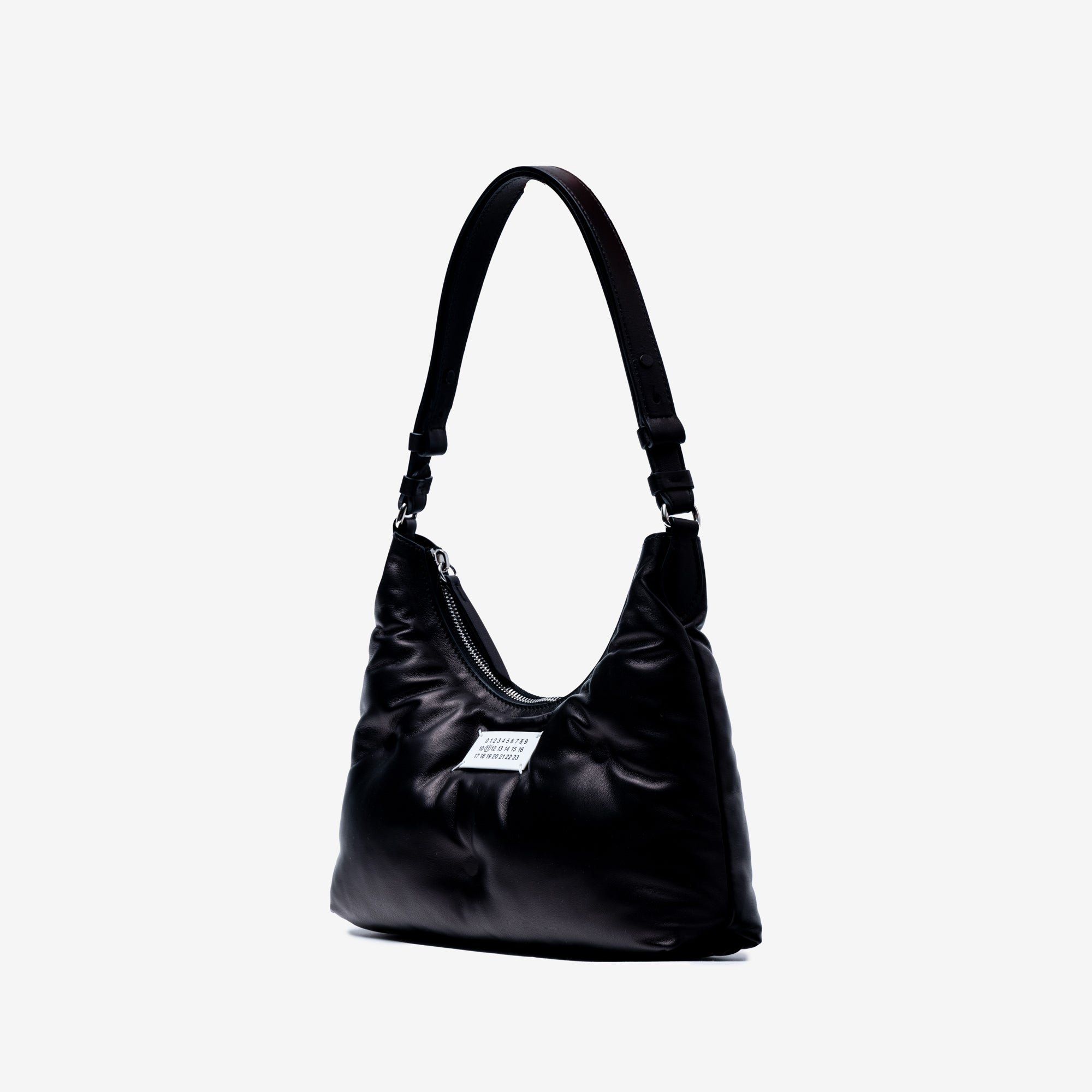 Maison Margiela グラムスラム スモール ホーボーバッグ ブラック｜Feuille