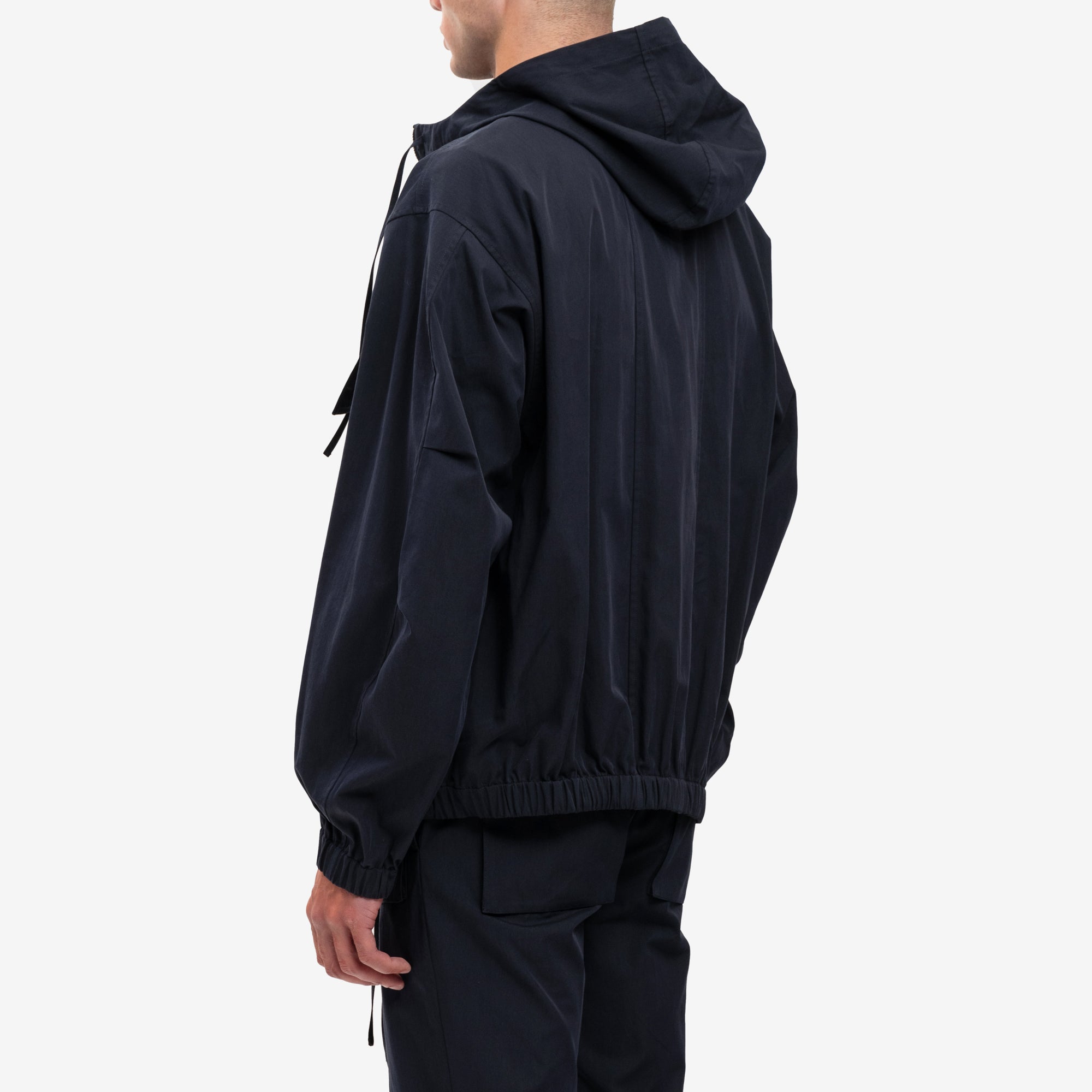 Helmut Lang Quarter Zip Pullover Jacket Navy - 4
