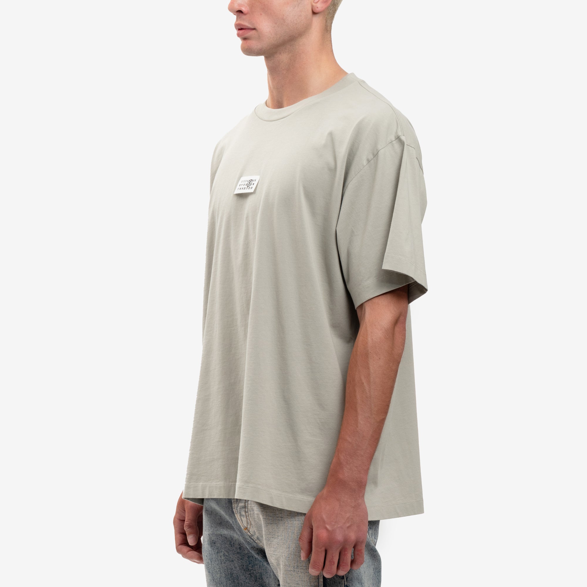 MM6 Numeric Patch T-Shirt Iguana - 3