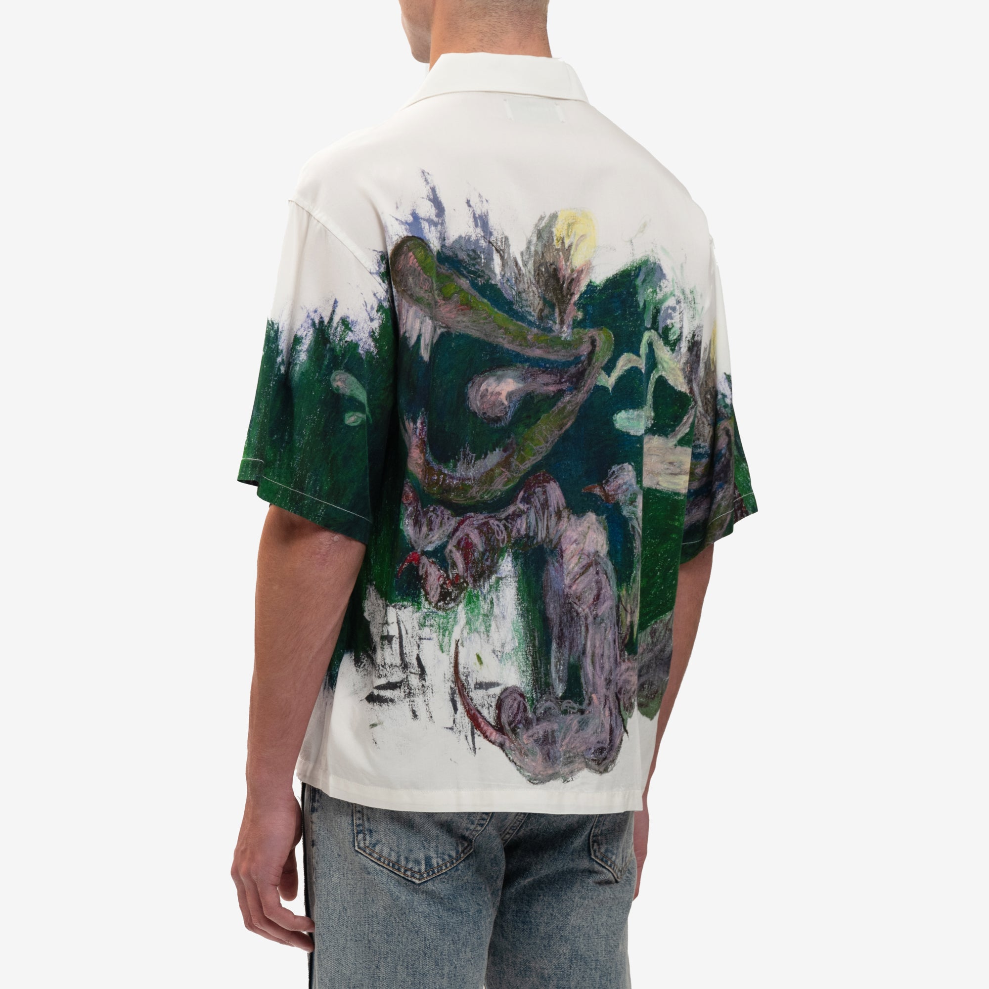 Dom Rebel Pondscum Camp Collar Shirt Ivory - 4