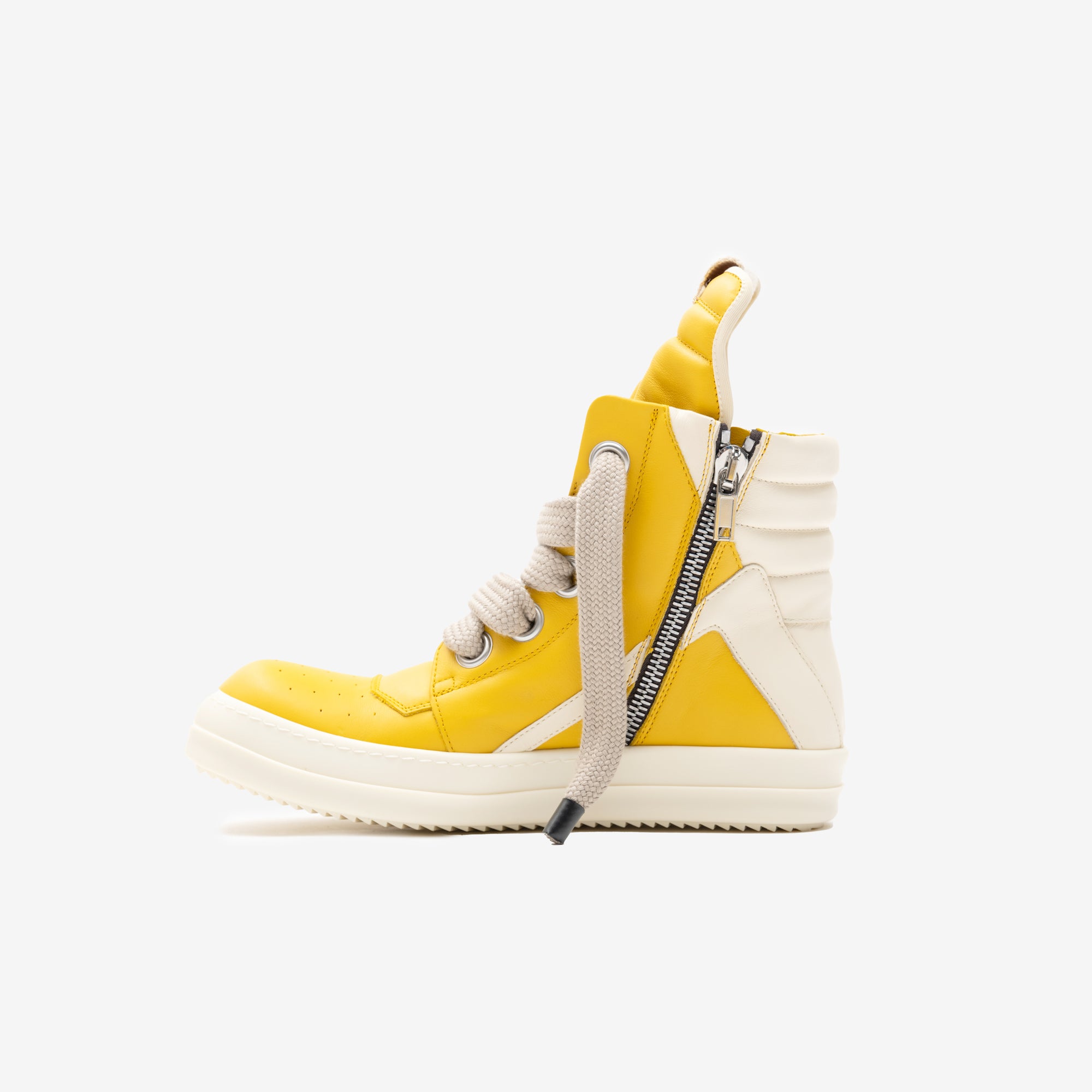 Rick Owens Lemon Geobasket Jumbolace Sneakers Lemon - 4