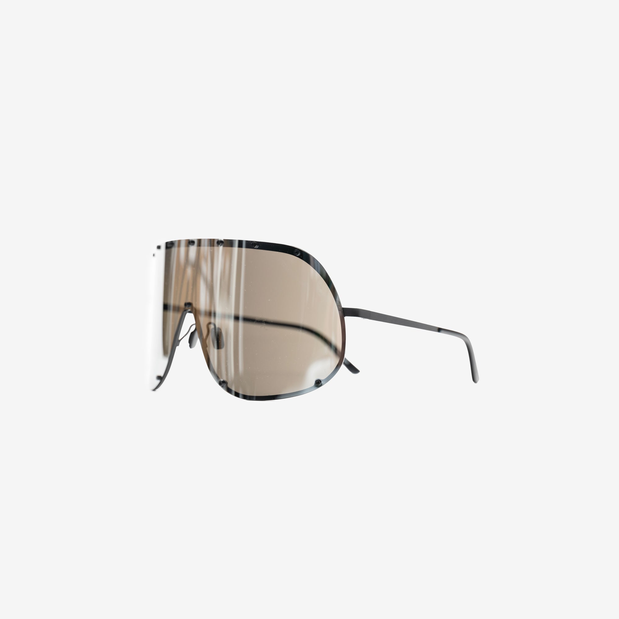 Rick Owens Shield Sunglasses Black - 3