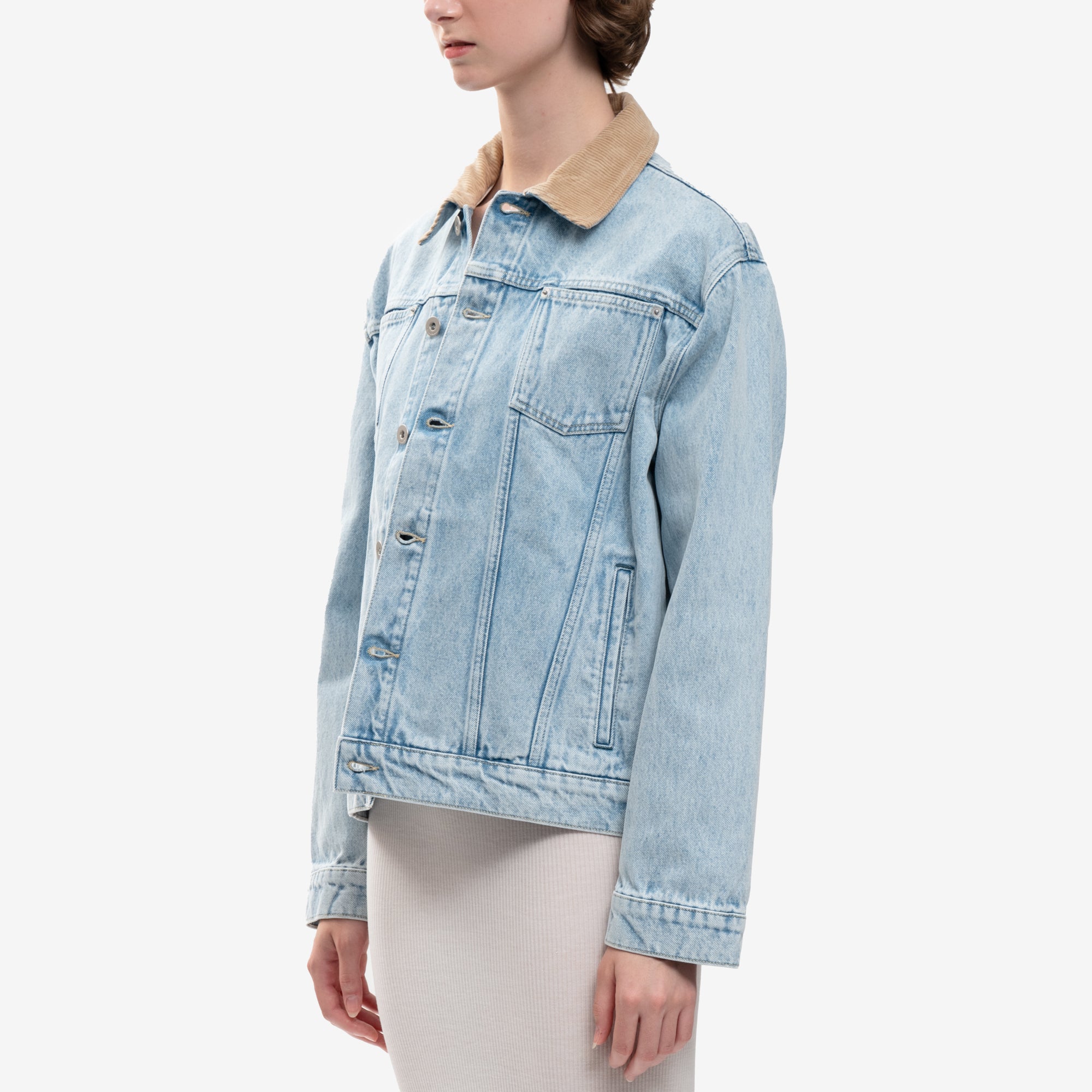 Drôle de Monsieur La Veste Jean Delavee Light Blue - 8