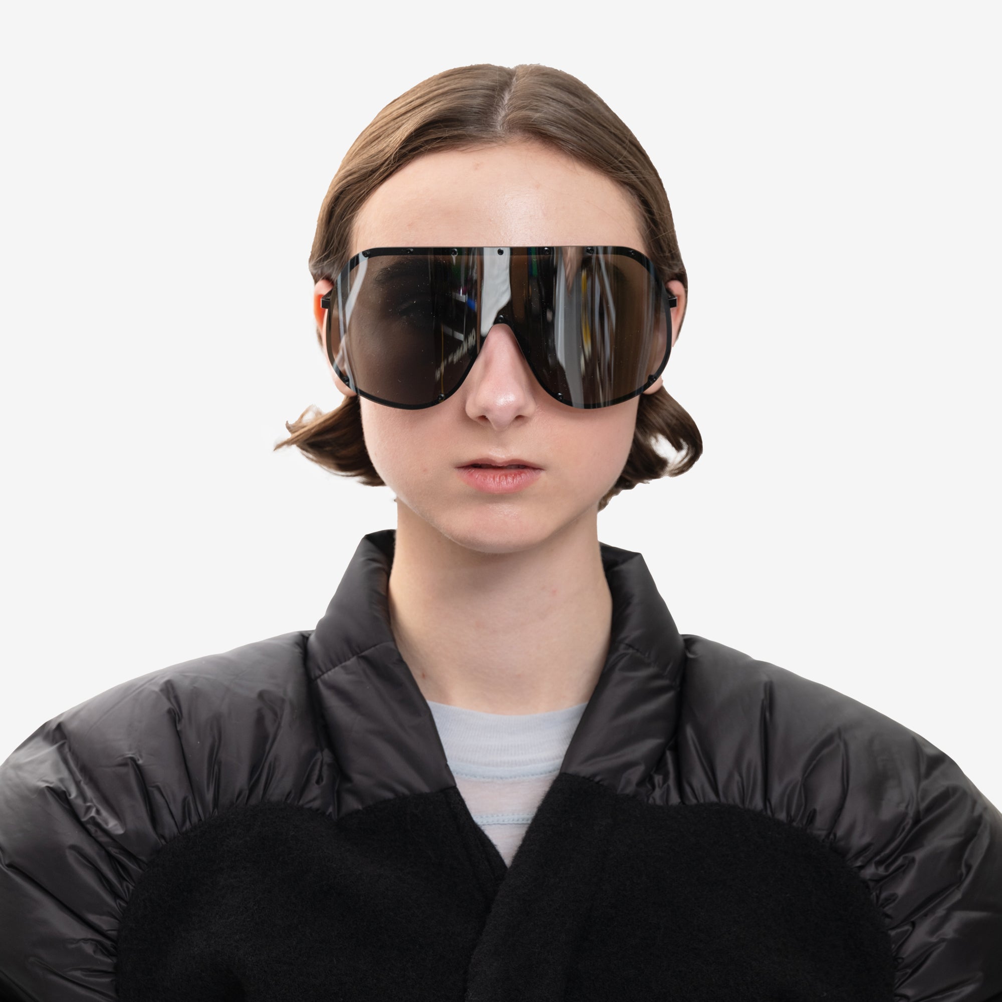 Rick Owens Shield Sunglasses Black - 2
