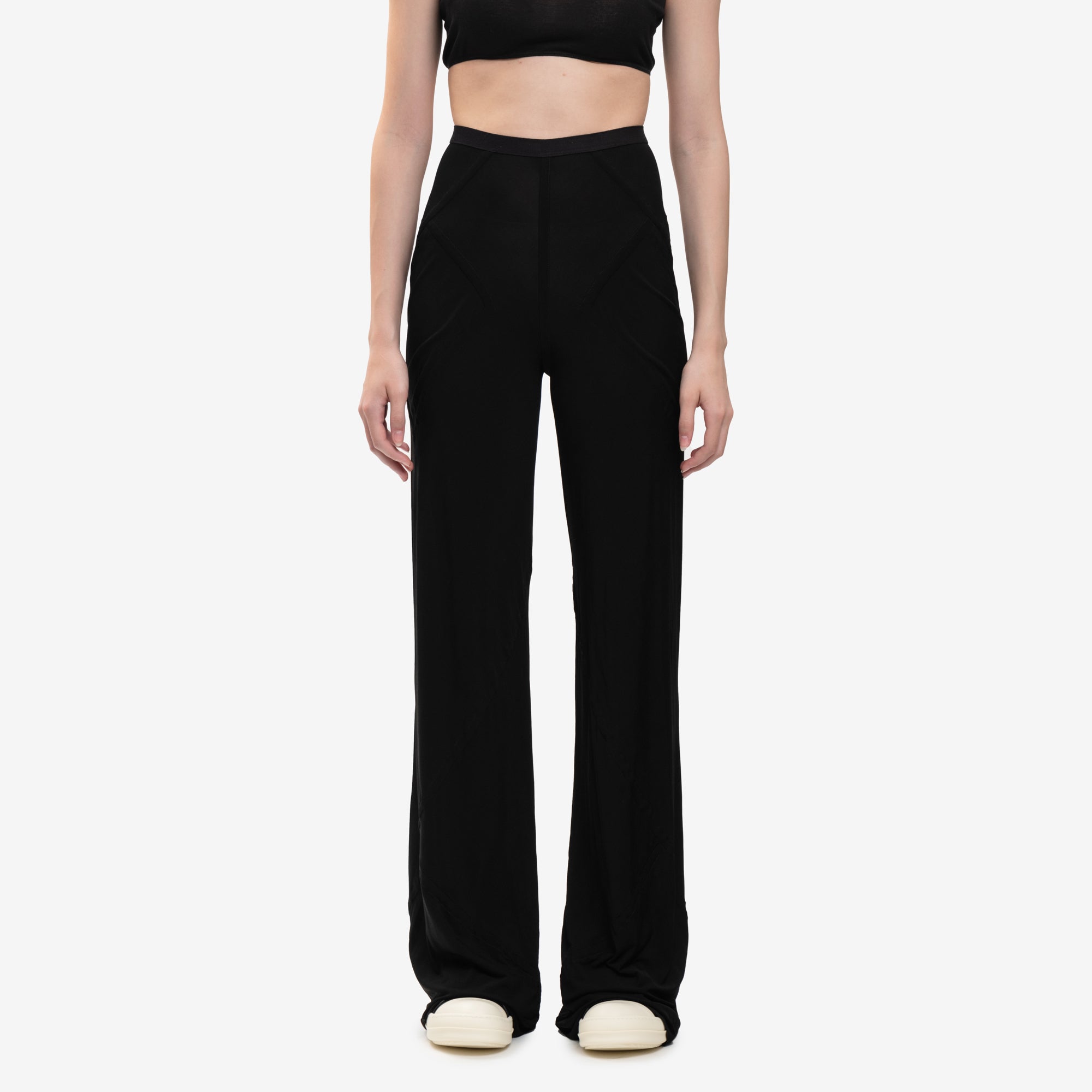 Rick Owens Womens Bias Lounge Pants Black - 1
