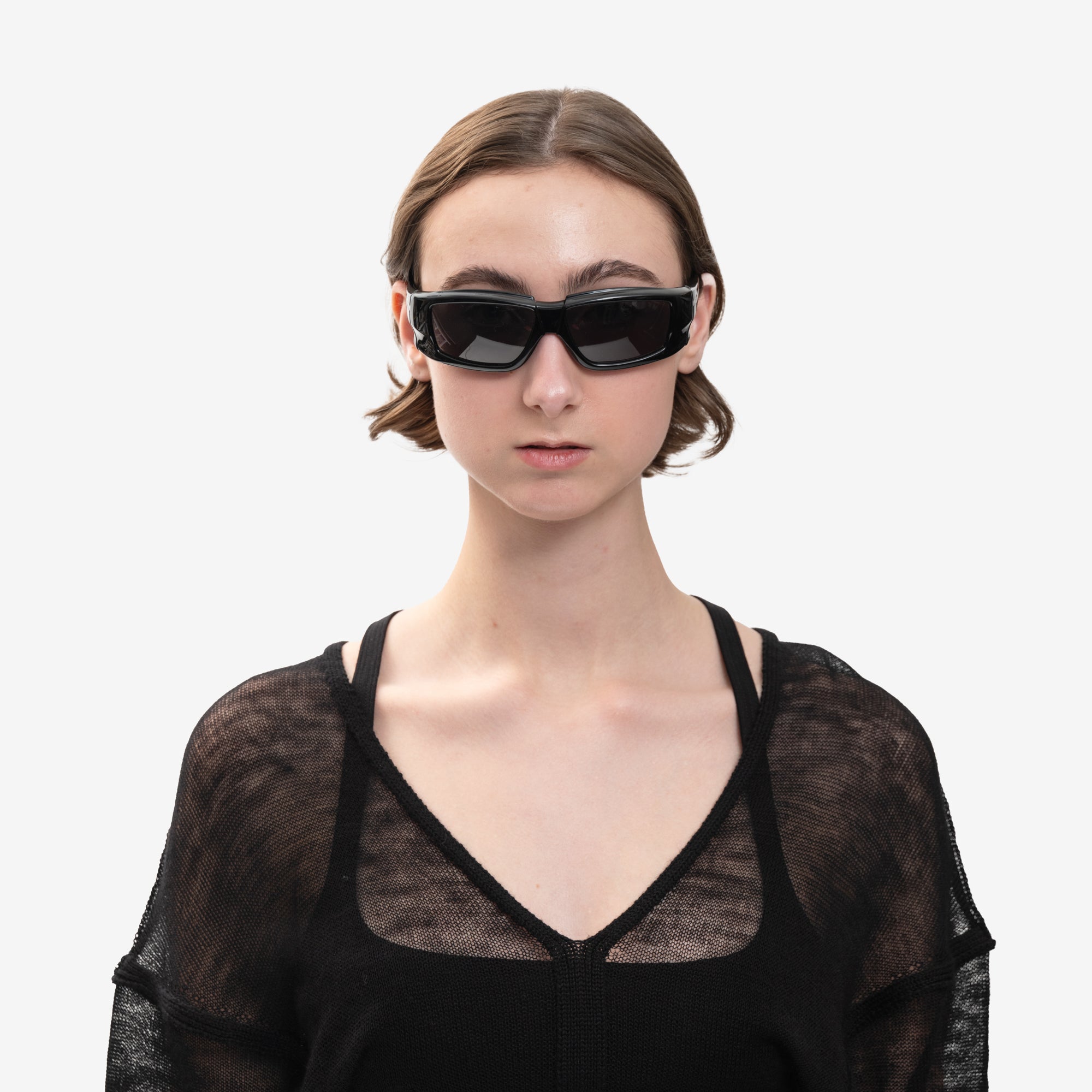 Rick Owens Black Rick Sunglasses Black - 2