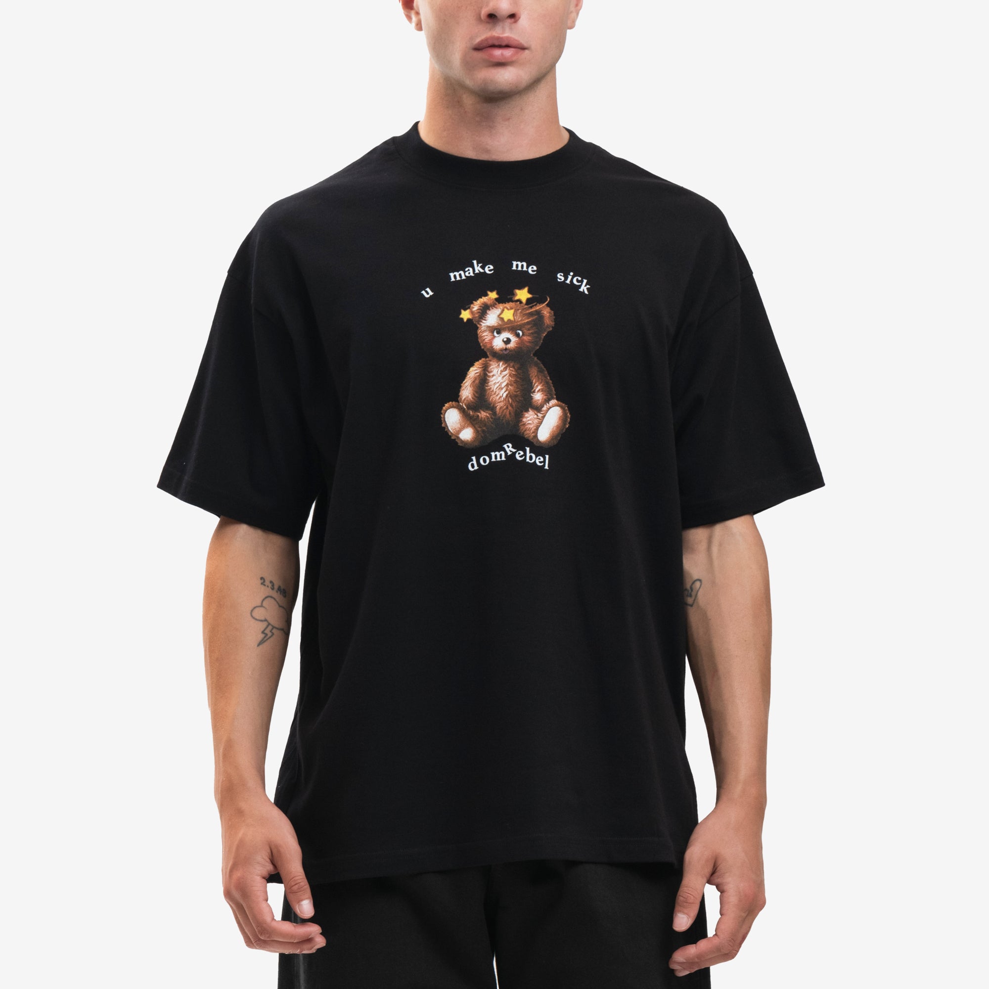 Dom Rebel Stars T-Shirt Black - 1