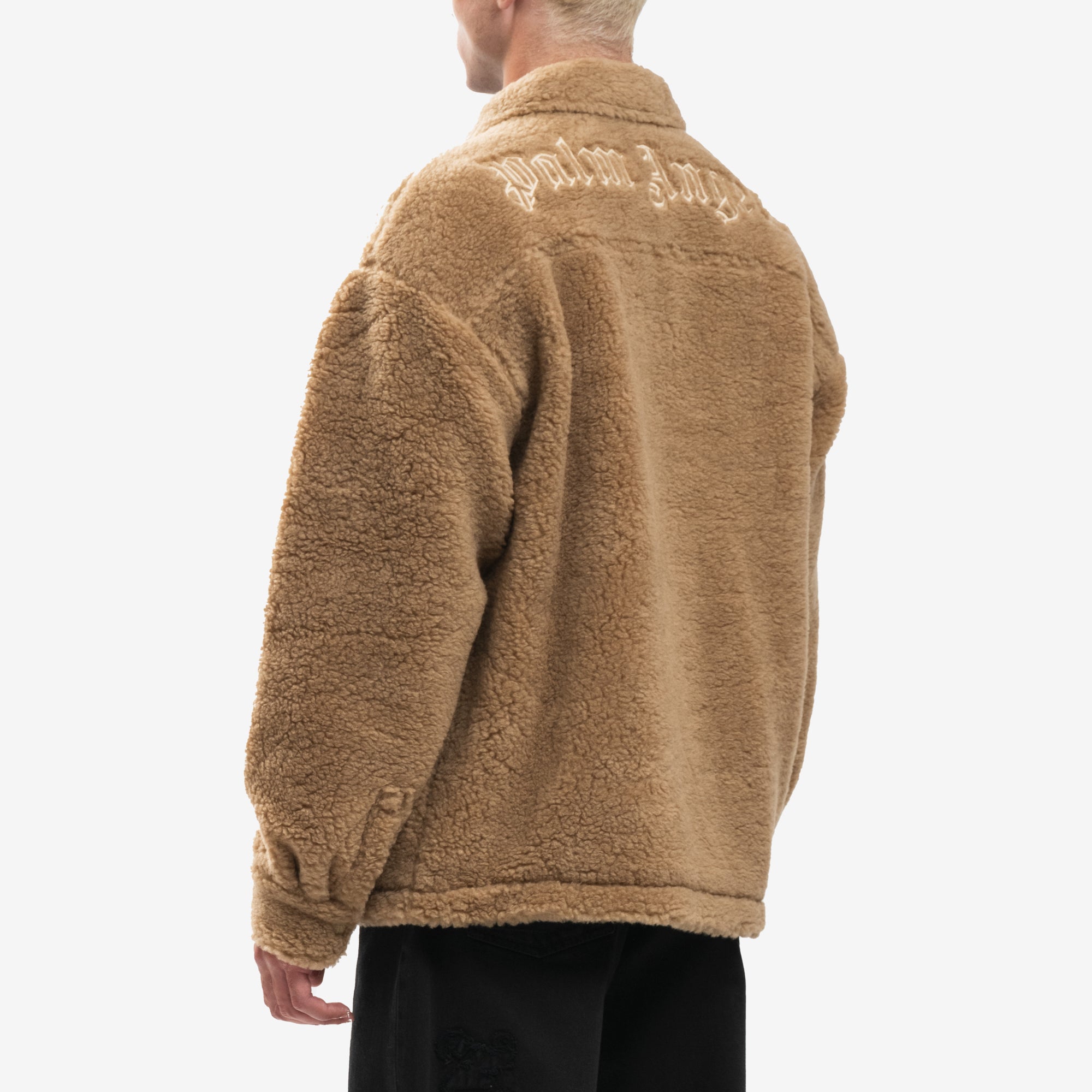 Palm Angels Bear in Mind Overshirt Camel - 5