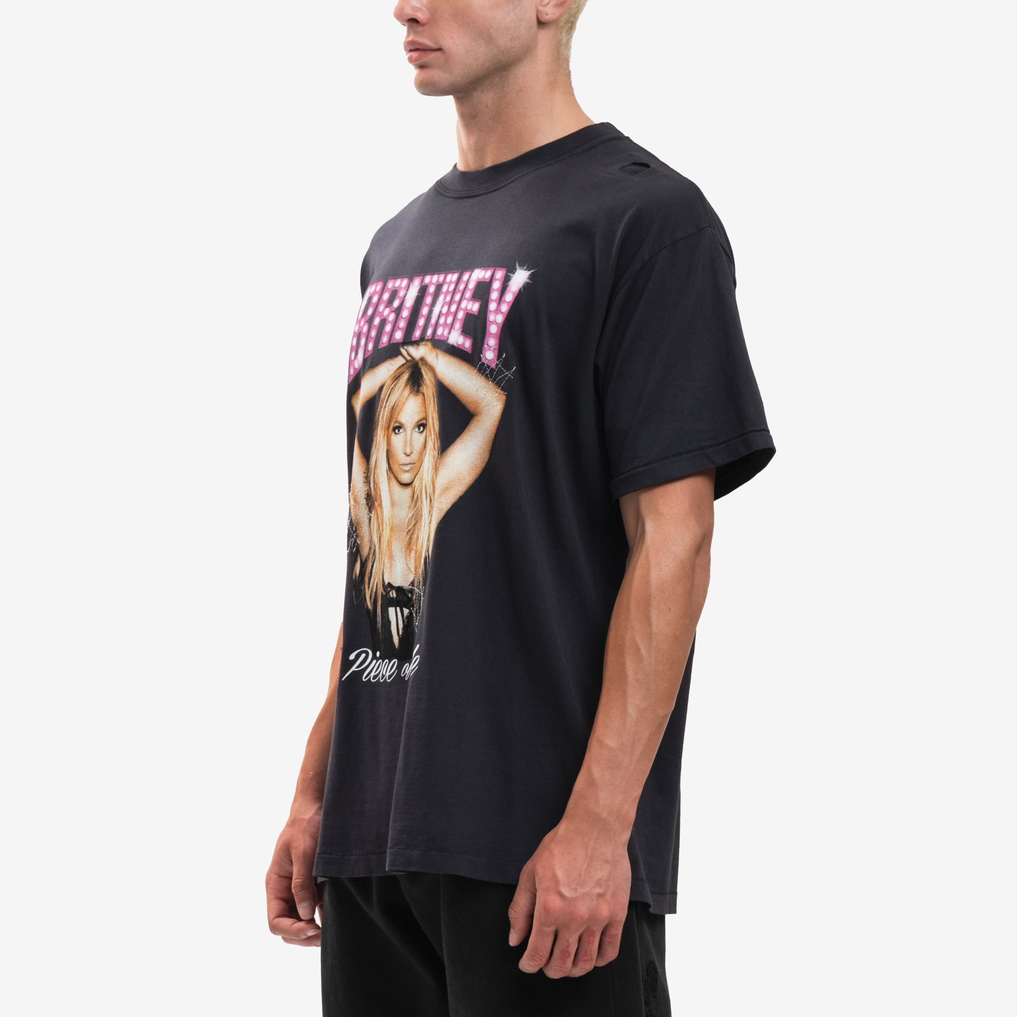 Dom Rebel Britney Vintage T-Shirt Black - 3