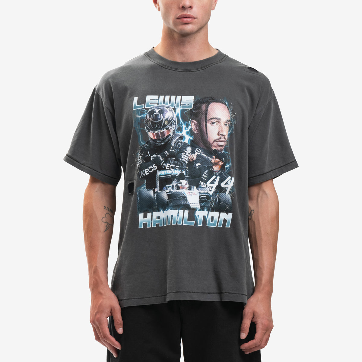 Dom Rebel Tee ルイス・ハミルトン ヴィンテージTシャツ（ブラック）