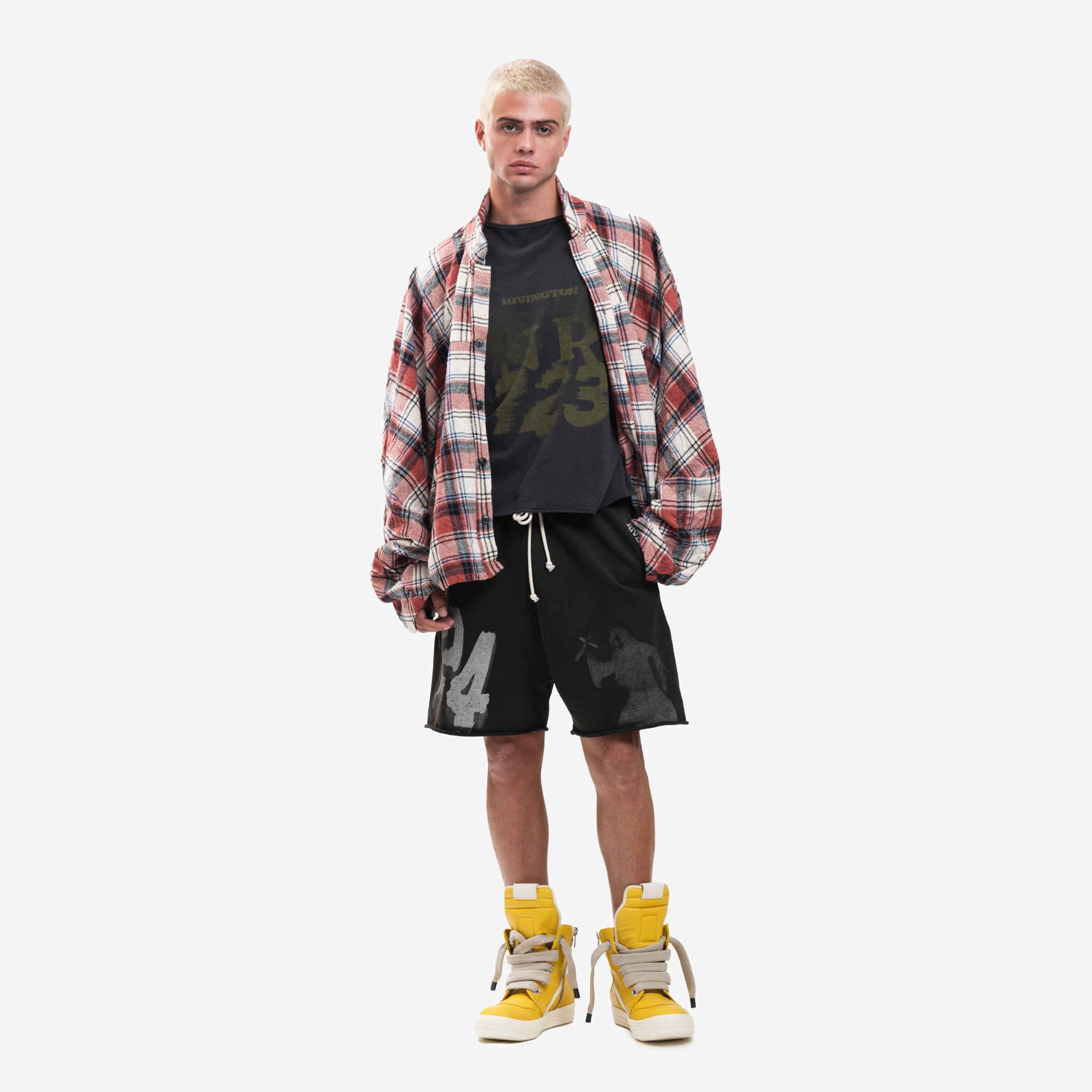 RRR123 Nazarene Plaid Shirt Red - 5