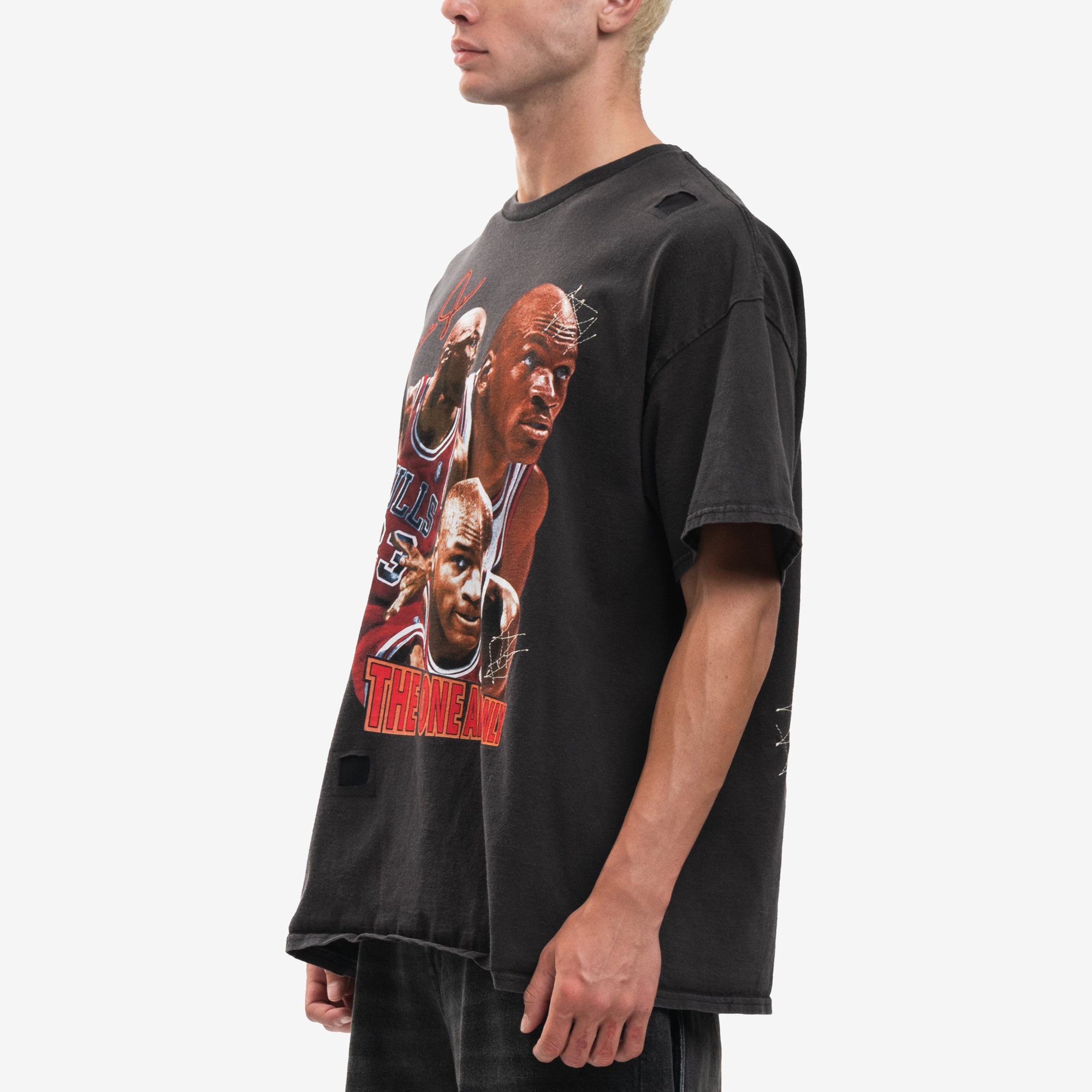 Dom Rebel MJ Icon Vintage T-Shirt Black - 3