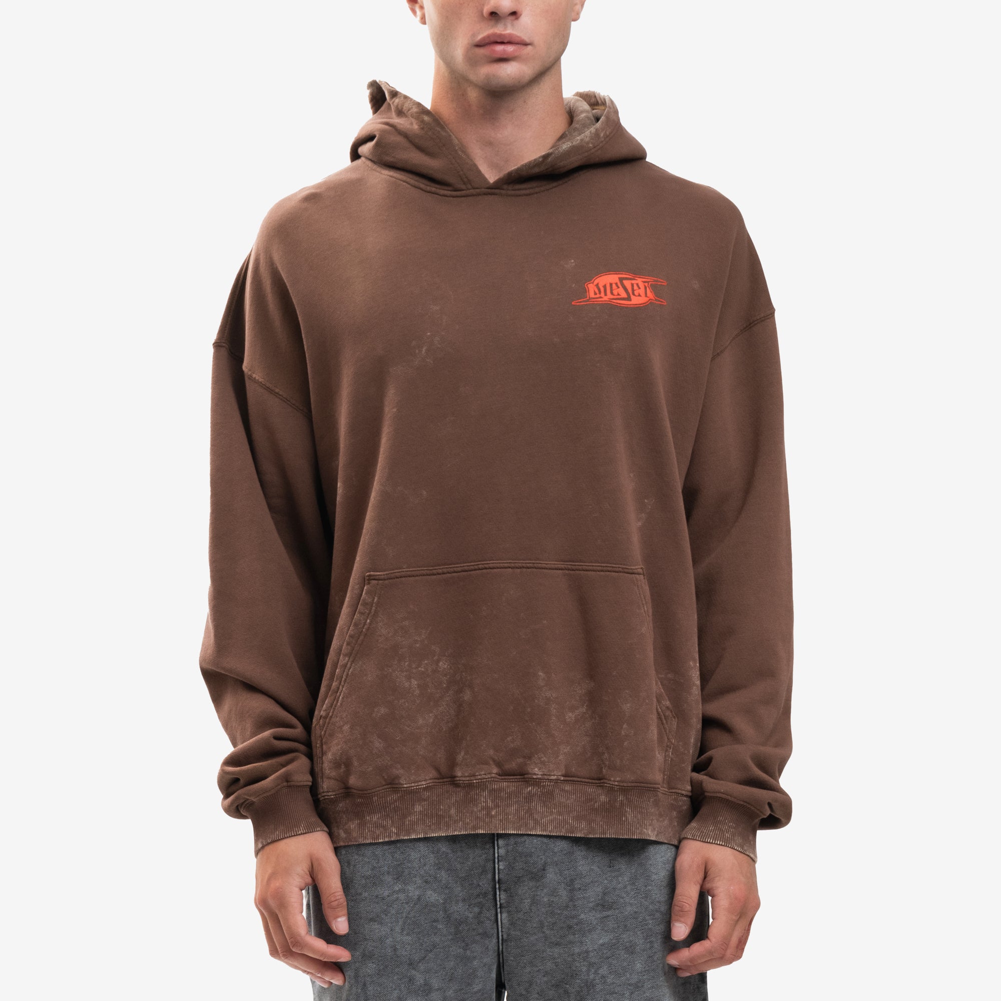 DIESEL DIESEL Industry Hoody Brown - 1