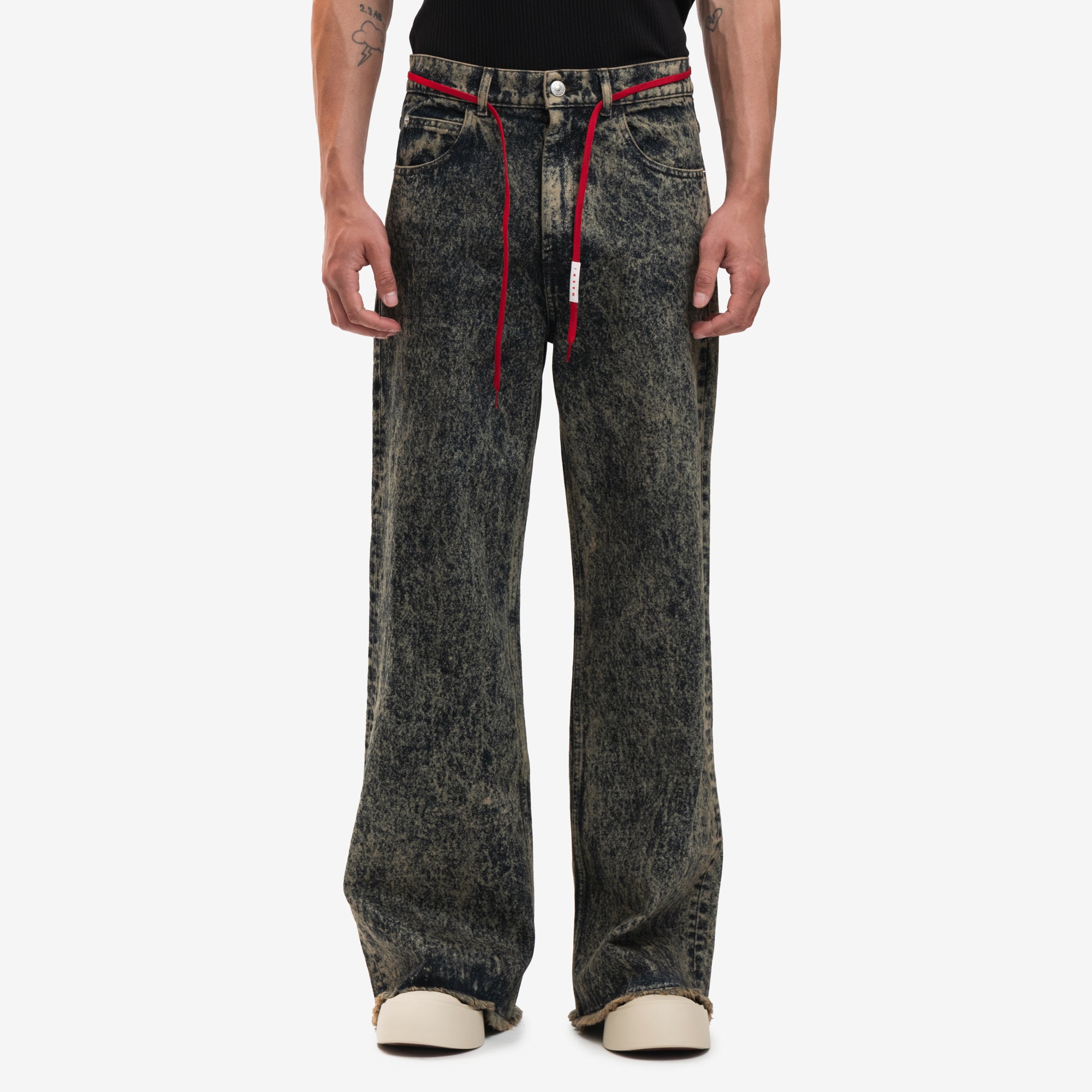 MARNI Marble Dyed String Jeans Nomad - 1
